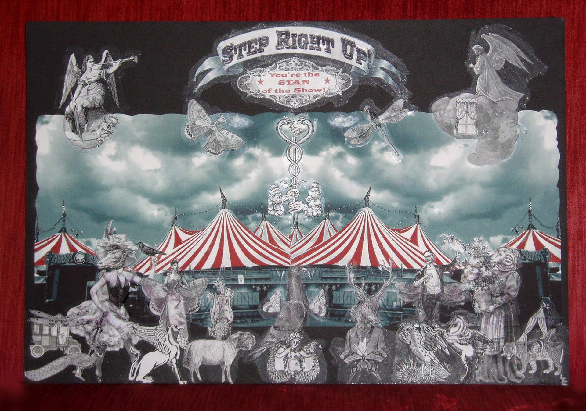 Lauren Curtis  |  Step Right Up!  |  mixed media  |  laurencurtisart.weebly.com