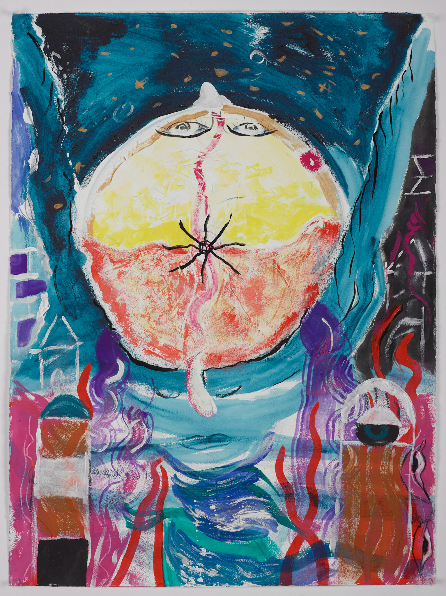 Ginger Graziano - Eating the Stars - mixed media - gingergraziano.com