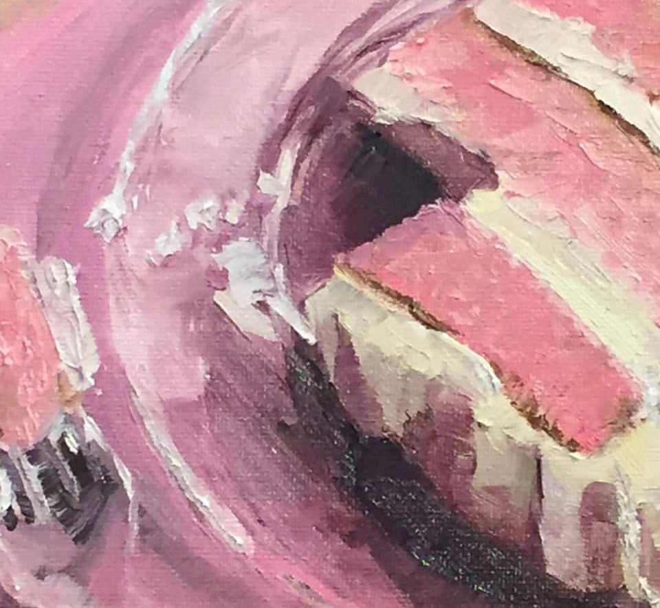 Mary Kamerer - Pink Cake - oil - www.marykamerer.com