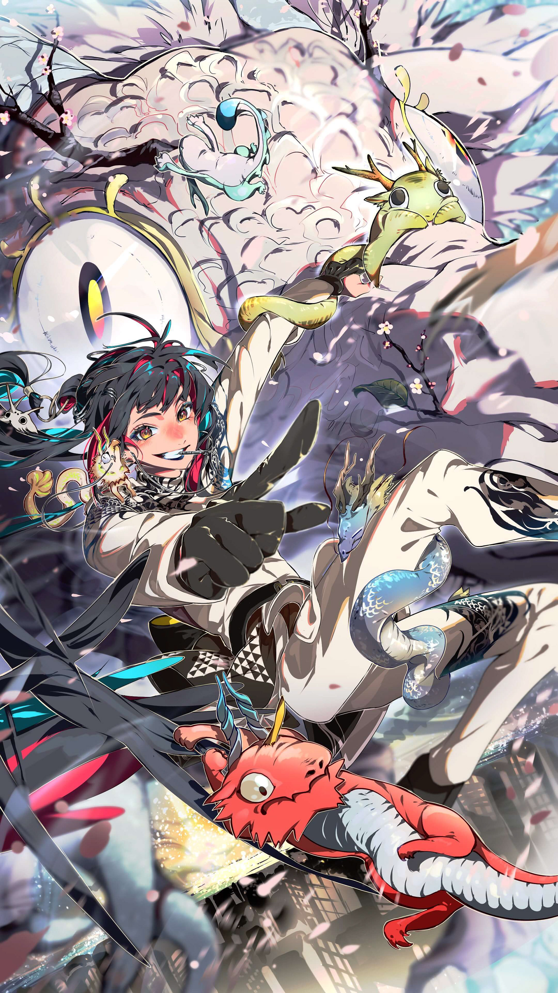 春猿火 - 2024お正月イラスト