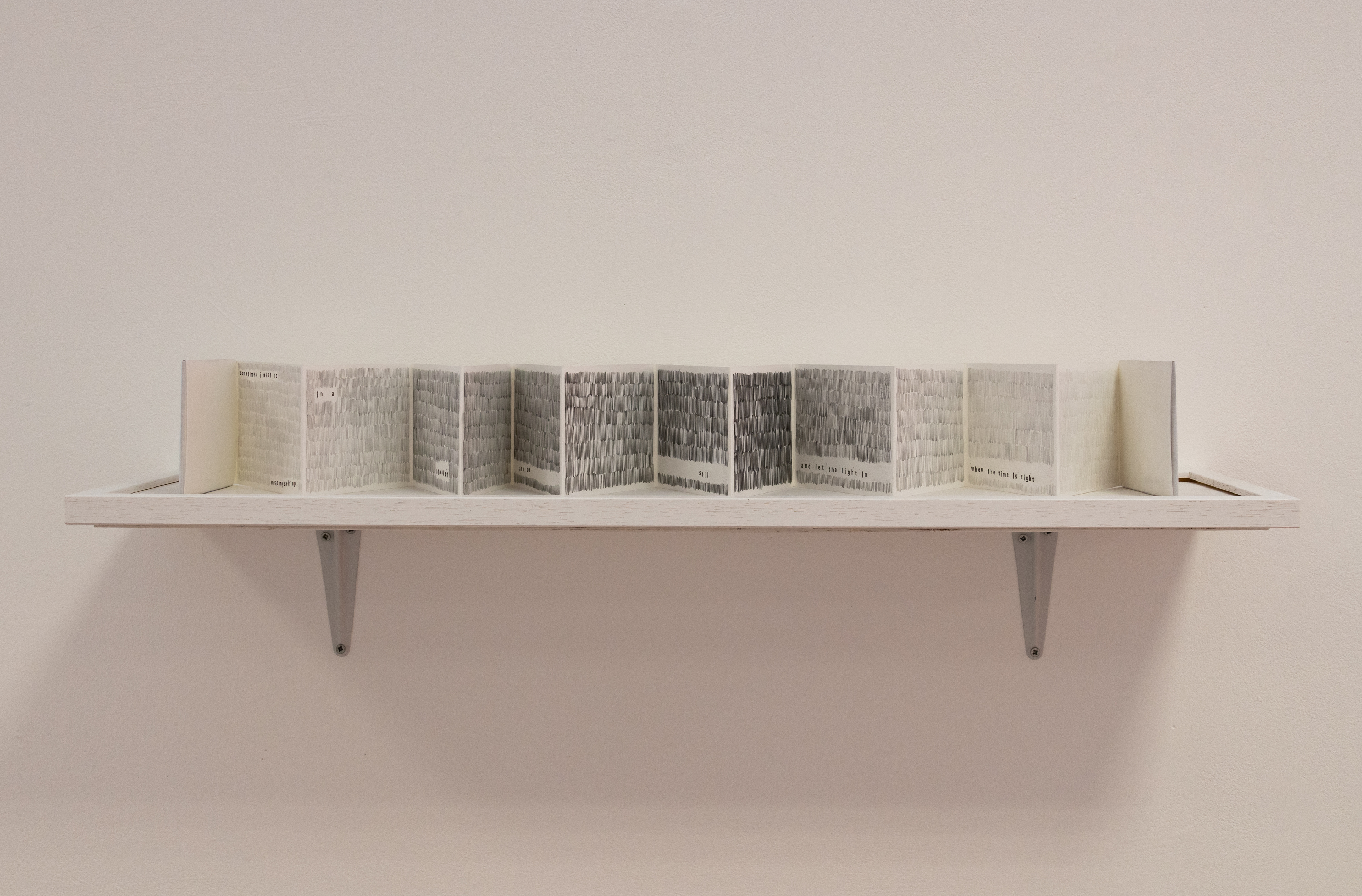 "Sometimes, Sometimes", degree show installation view