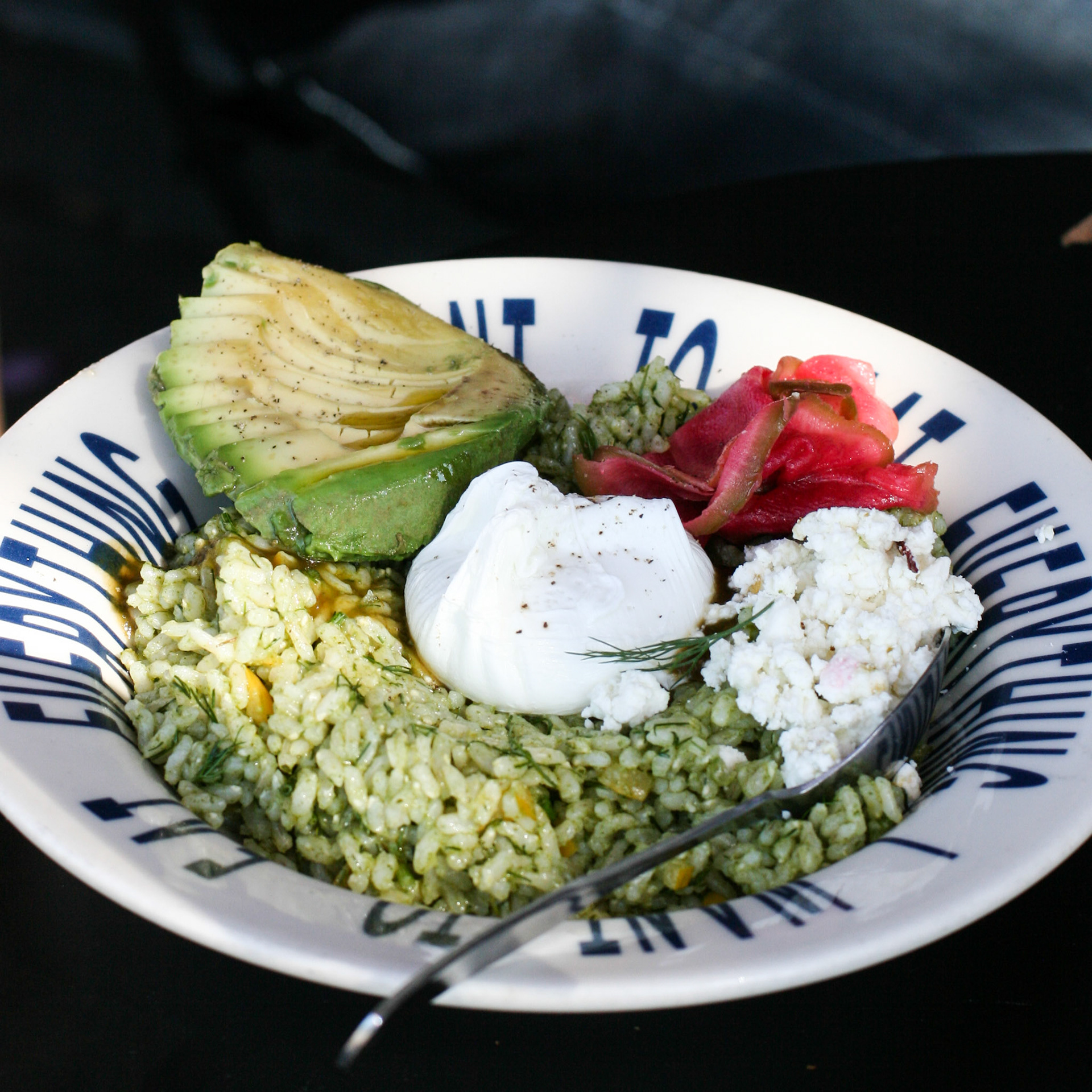 Sorrel Pesto Rice from Sqirl, Los Angeles