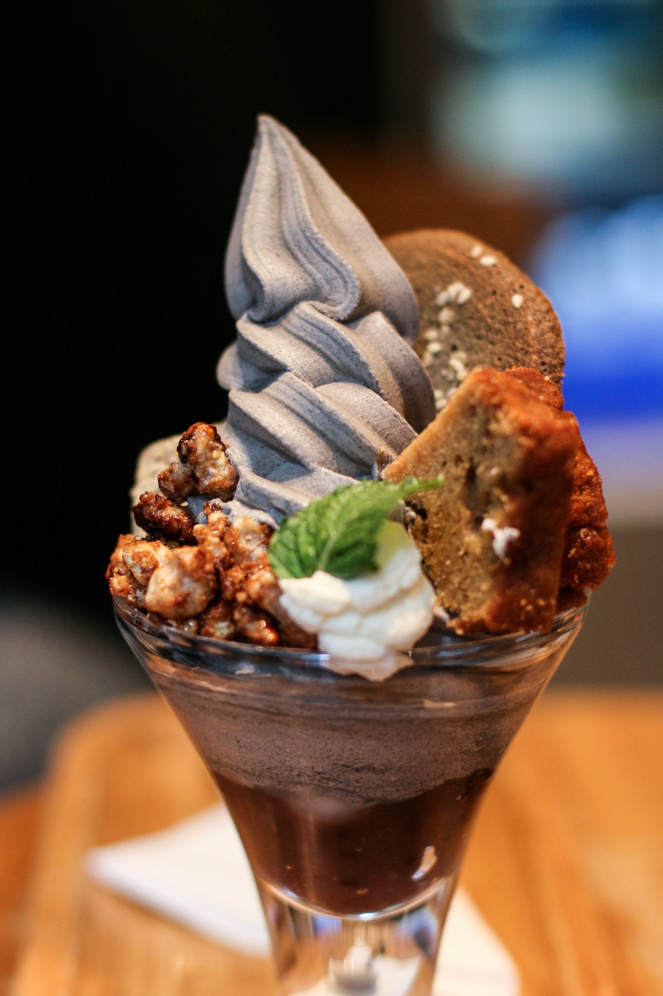 Black Sesame Parfait from Via Tokyo, Hong Kong