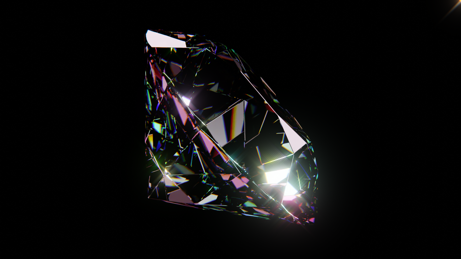 Diamond with Luxcore renderer