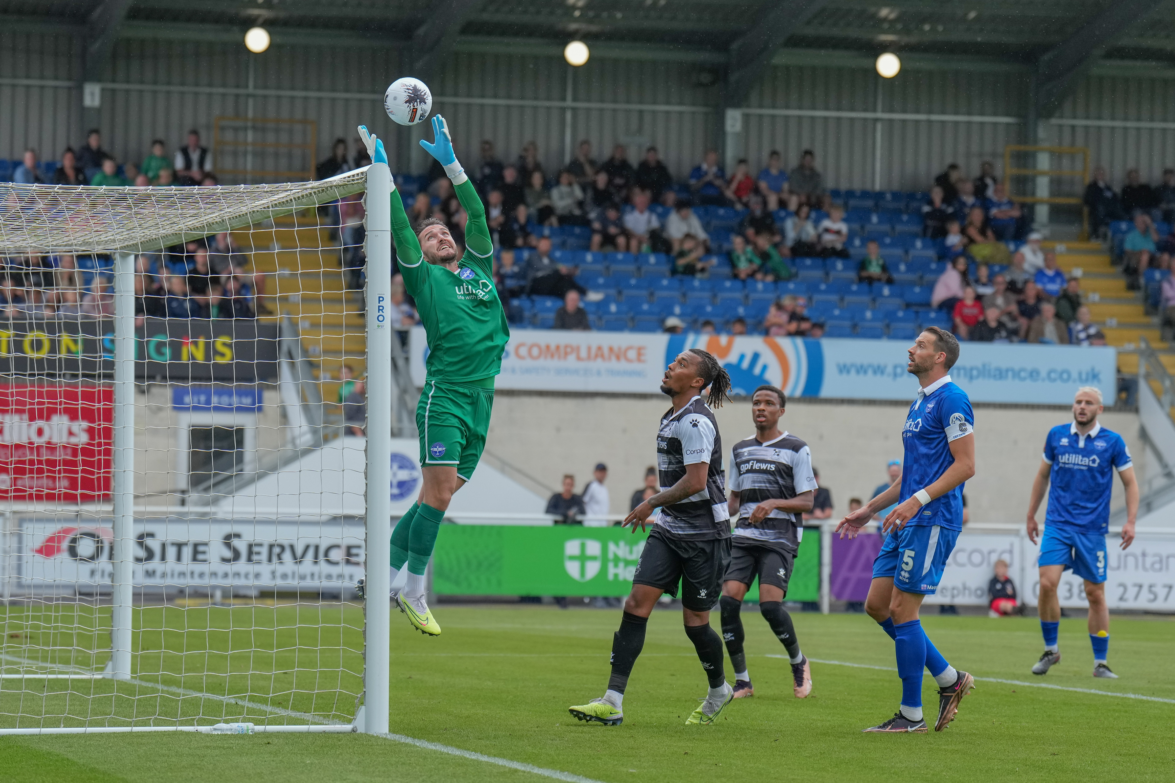 Eastleigh's McDonnell rising high
