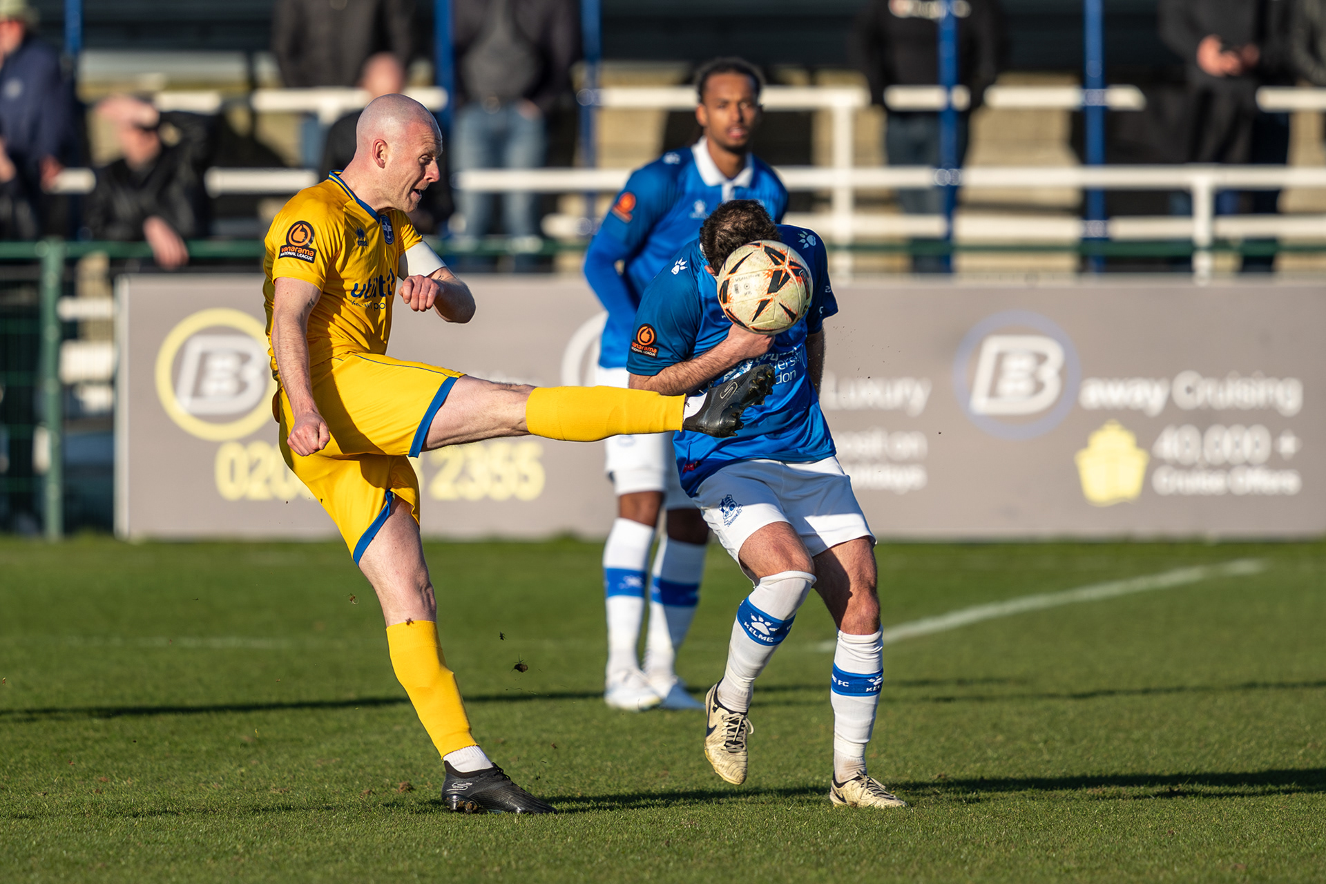 Max Kretzschmar getting stuck in