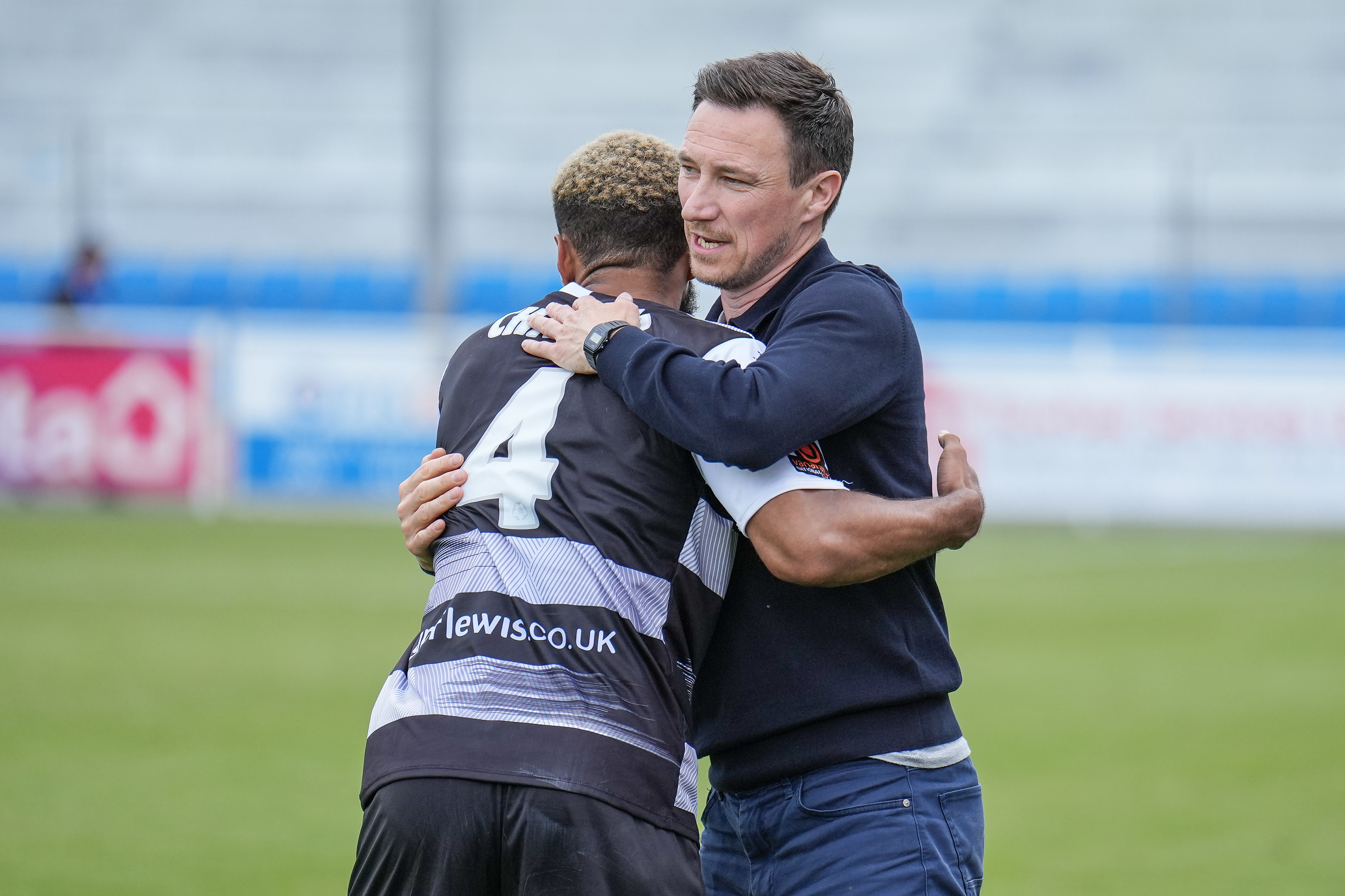 All over - hugs from the manager 