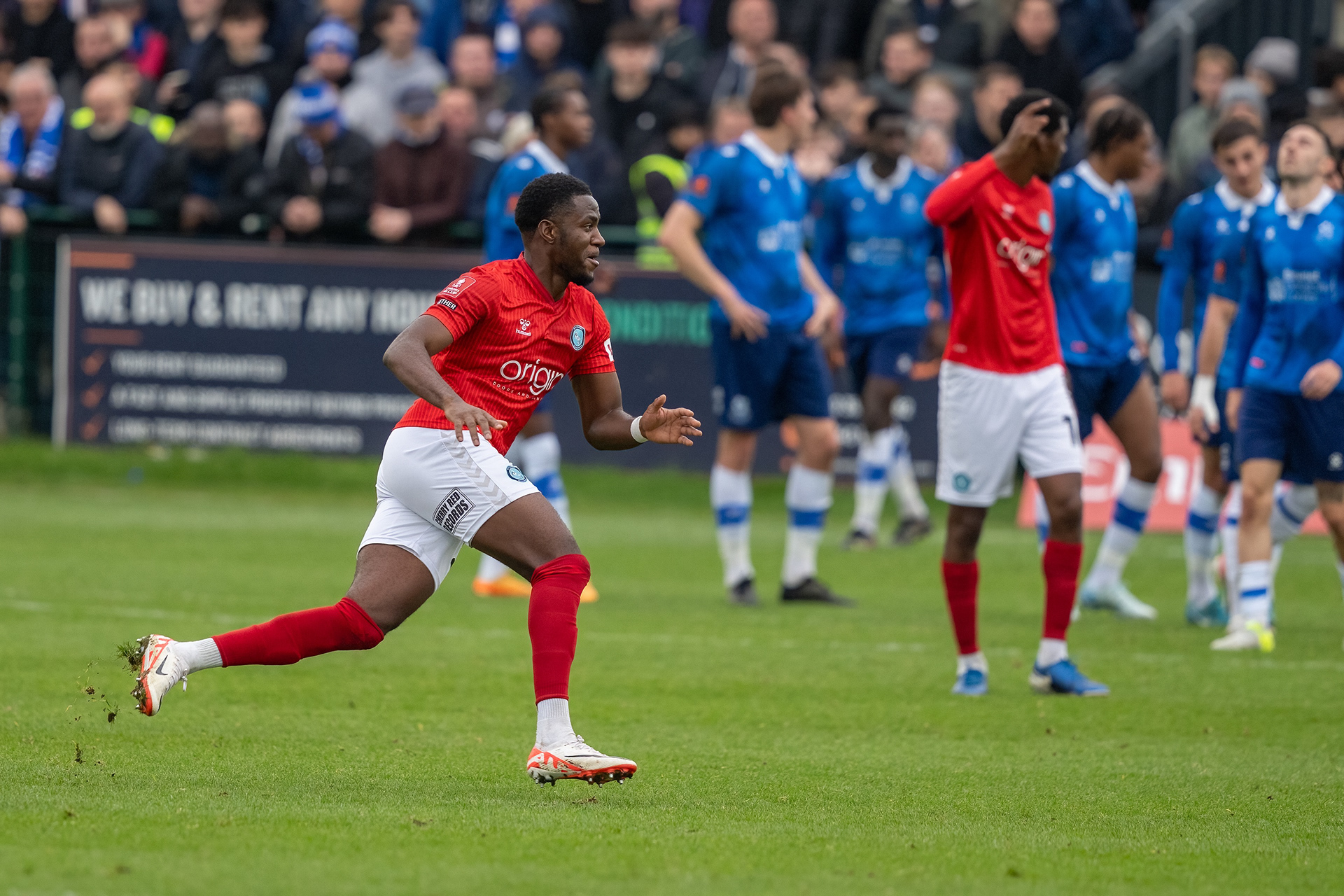 Lubala wheels away in delight.....