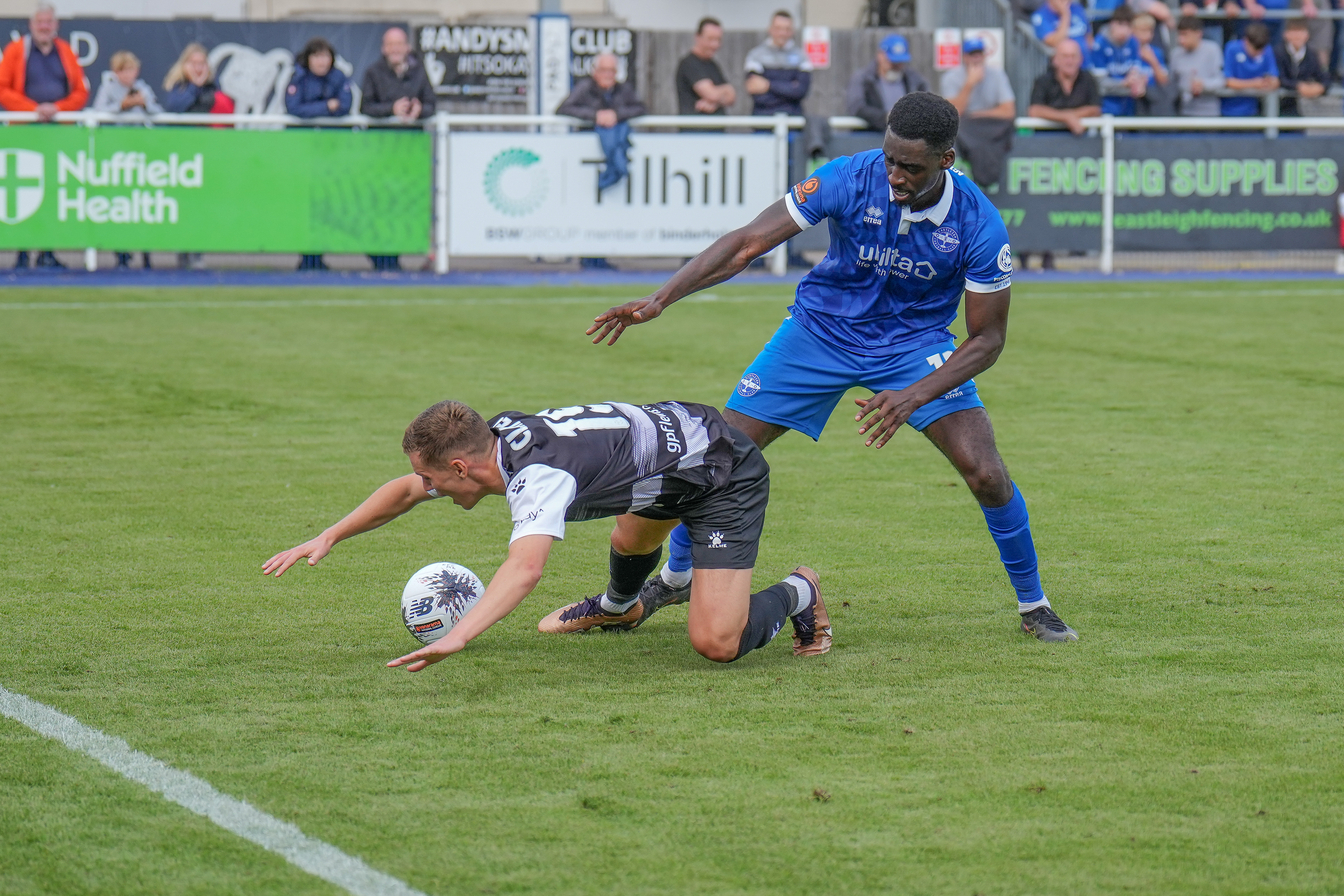 Charles Clayden fouled