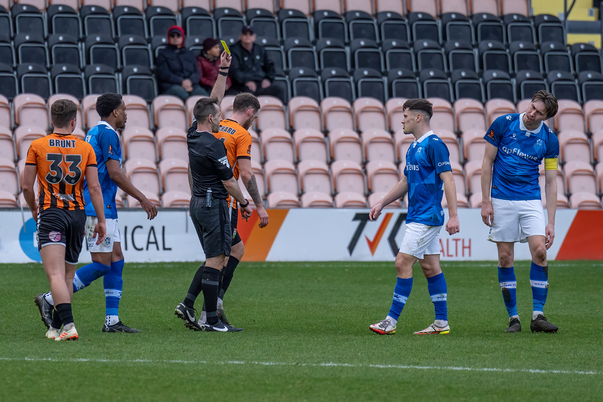 Yellow card for Capt Cook