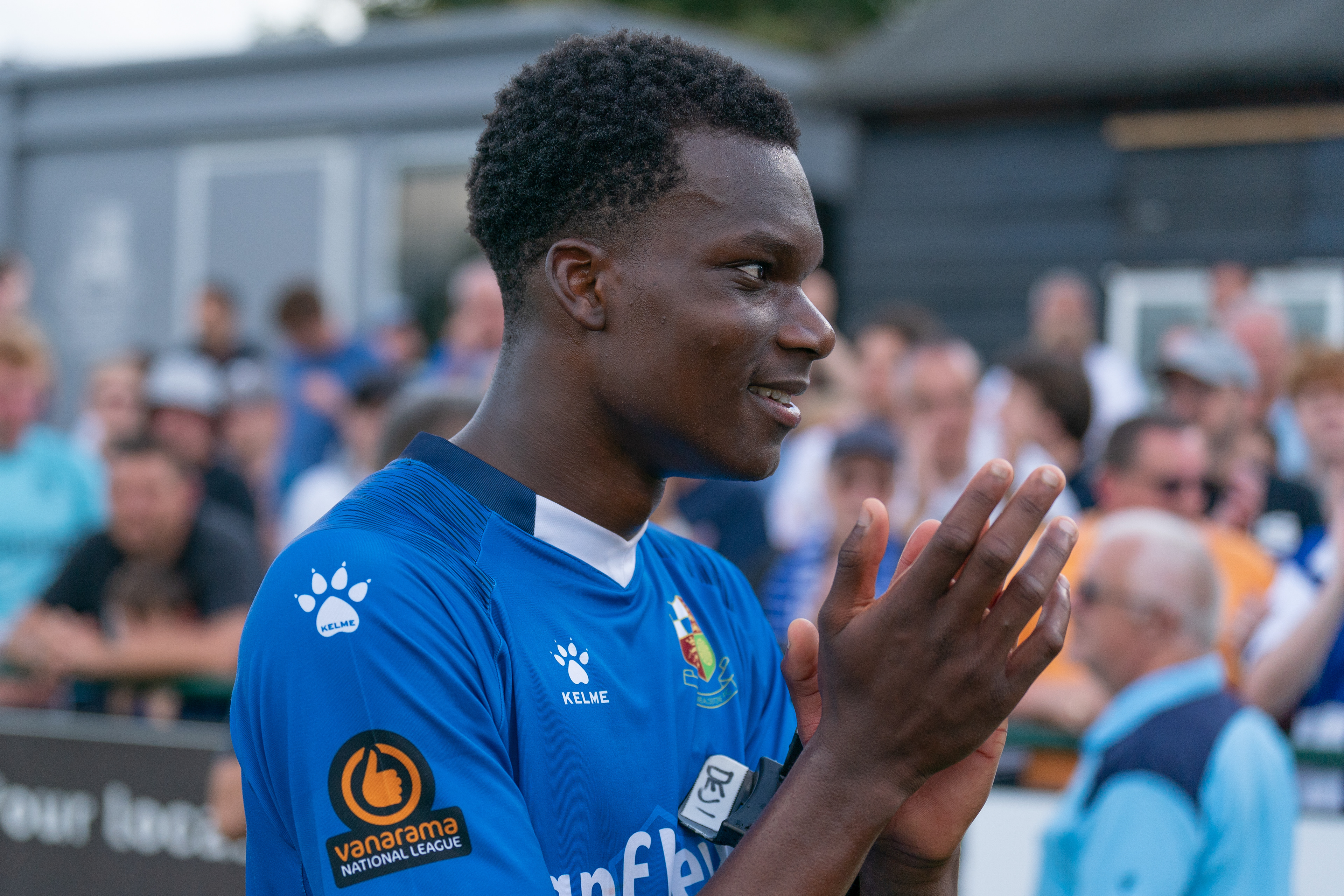 Ayodeji Elerewe applauds the Stones fans