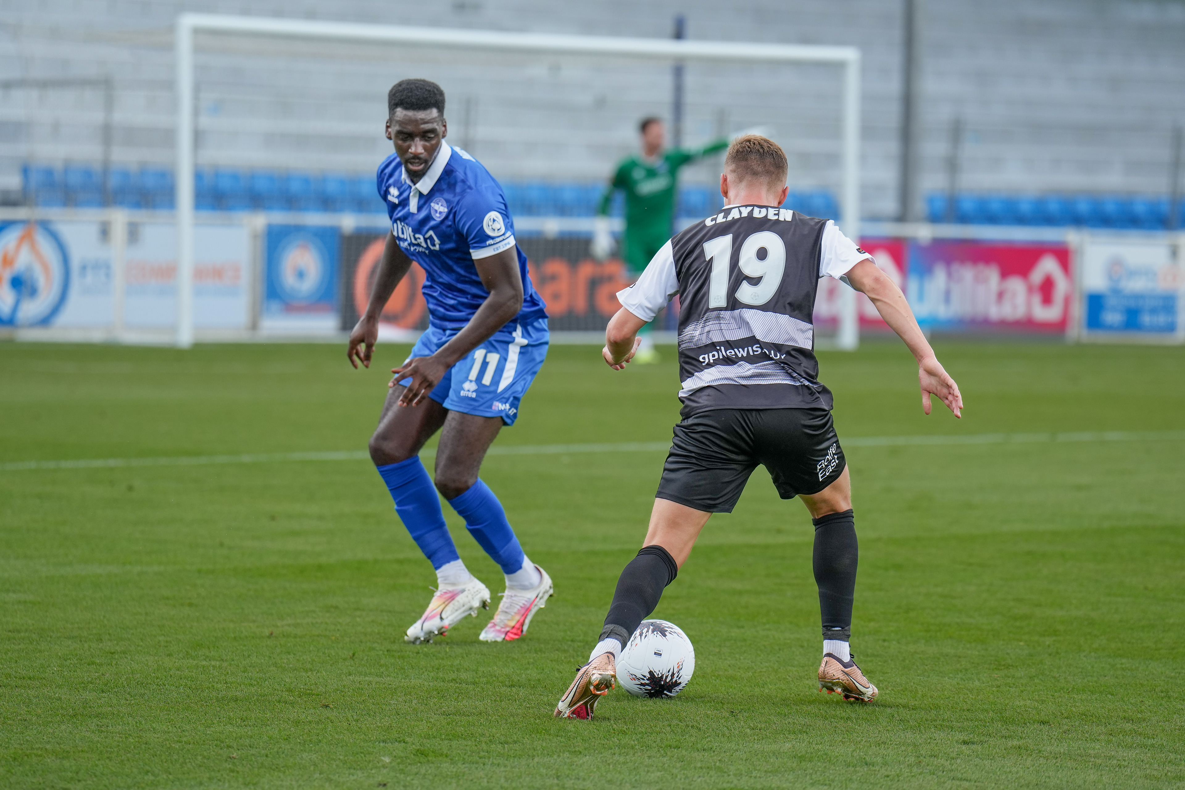 Charles Clayden on the attack