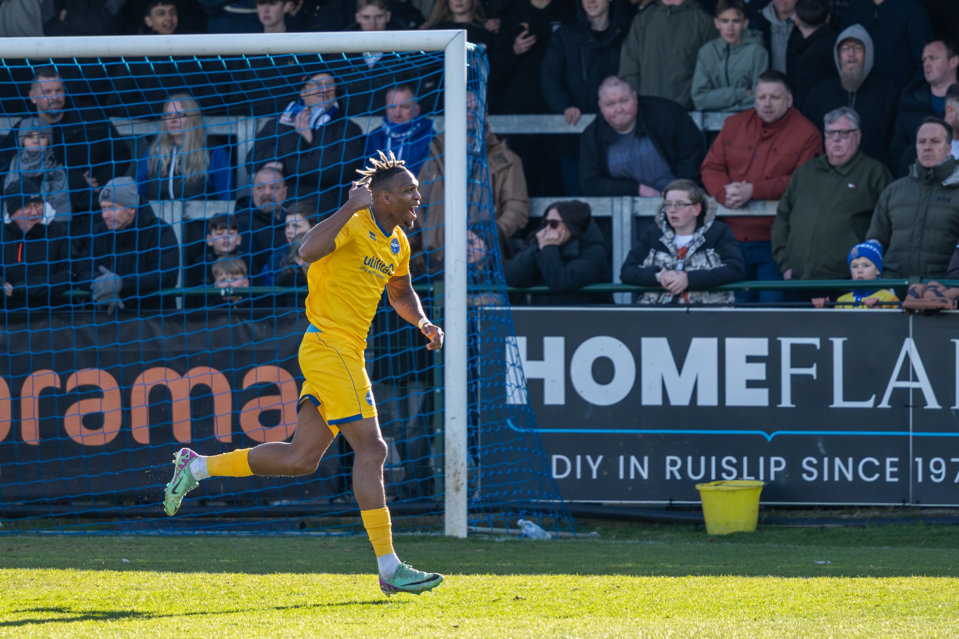 Ludwig Francilette celebrates the Spitfires 2nd