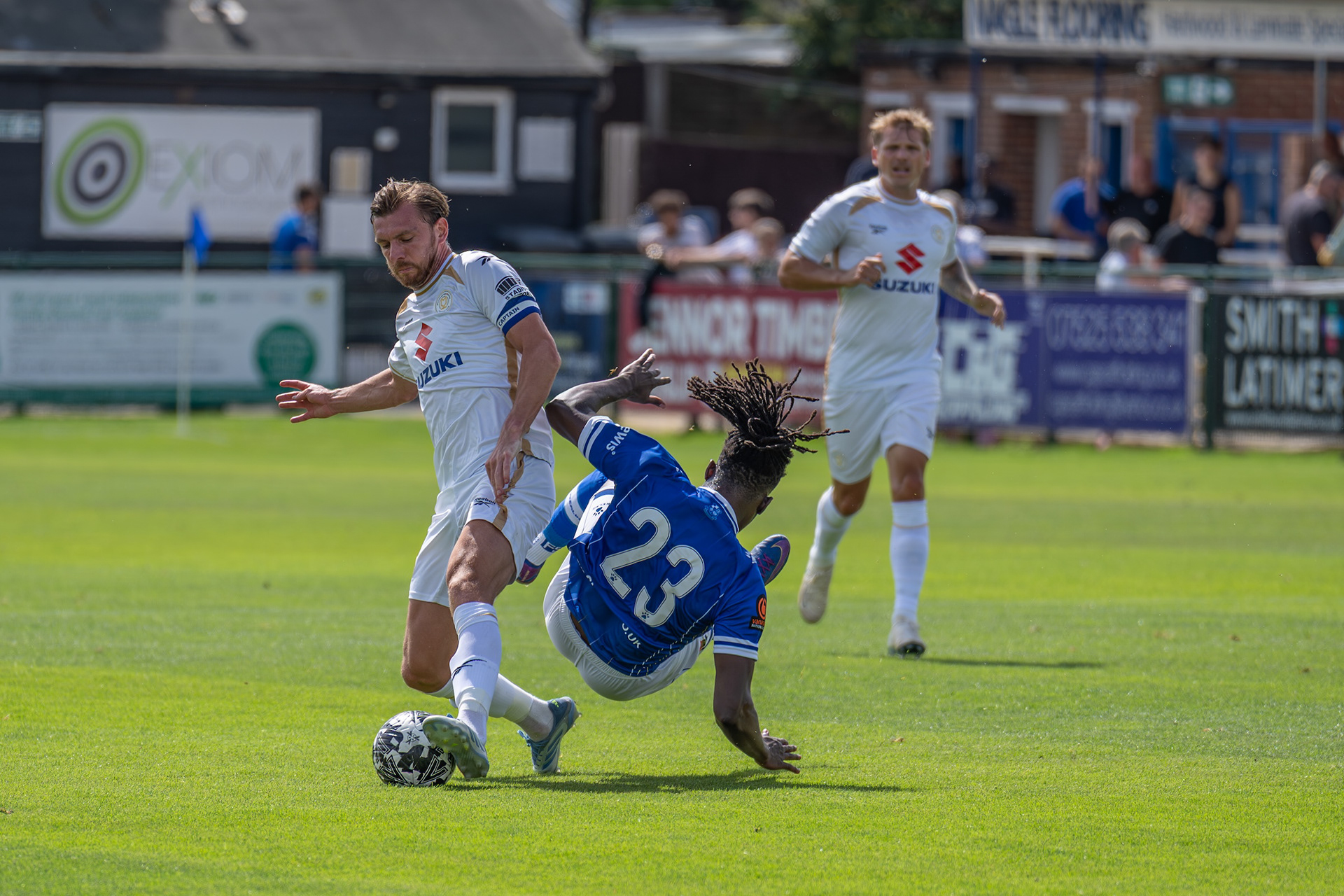 Junior Tiensia fouled