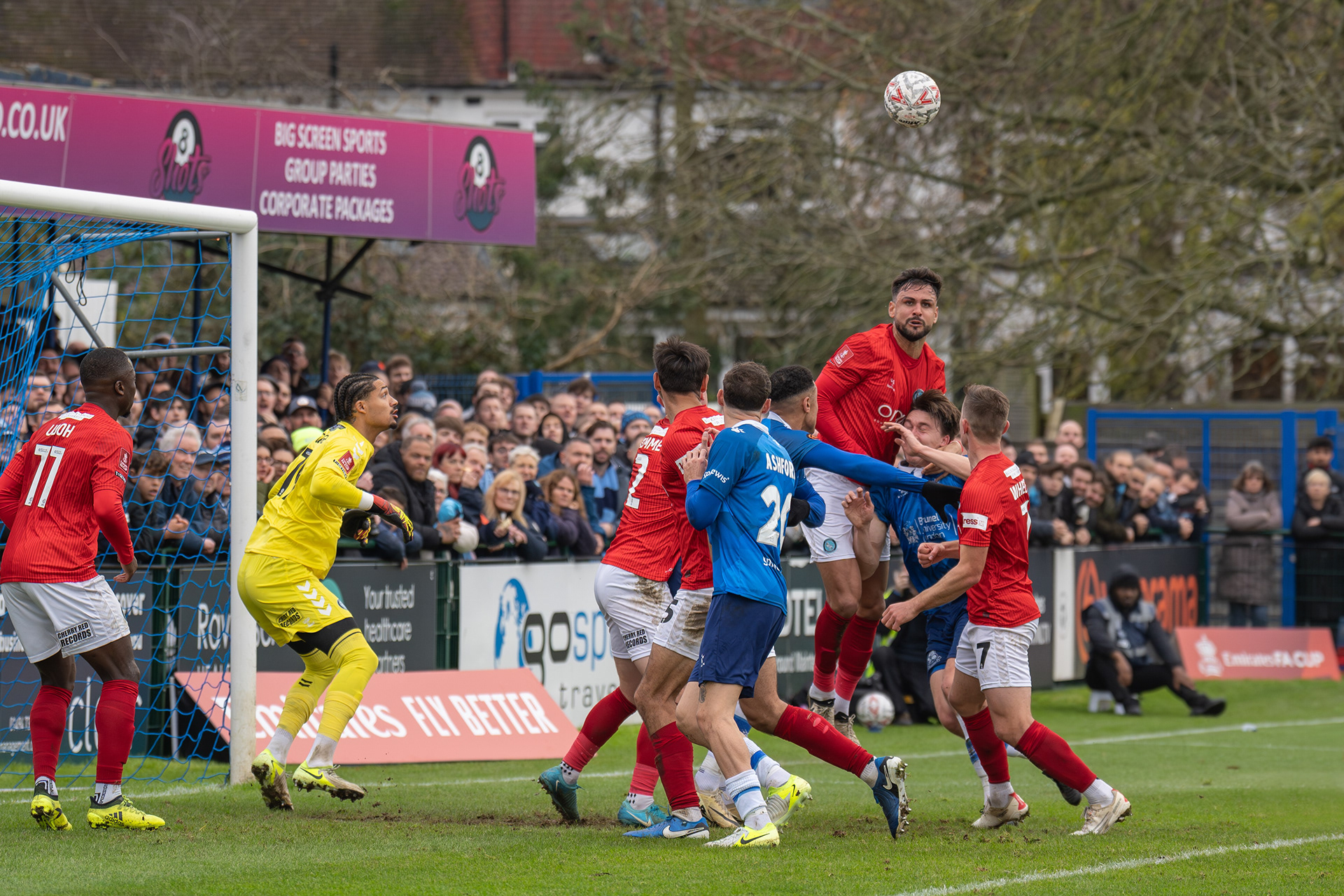 Resolute Wycombe defending