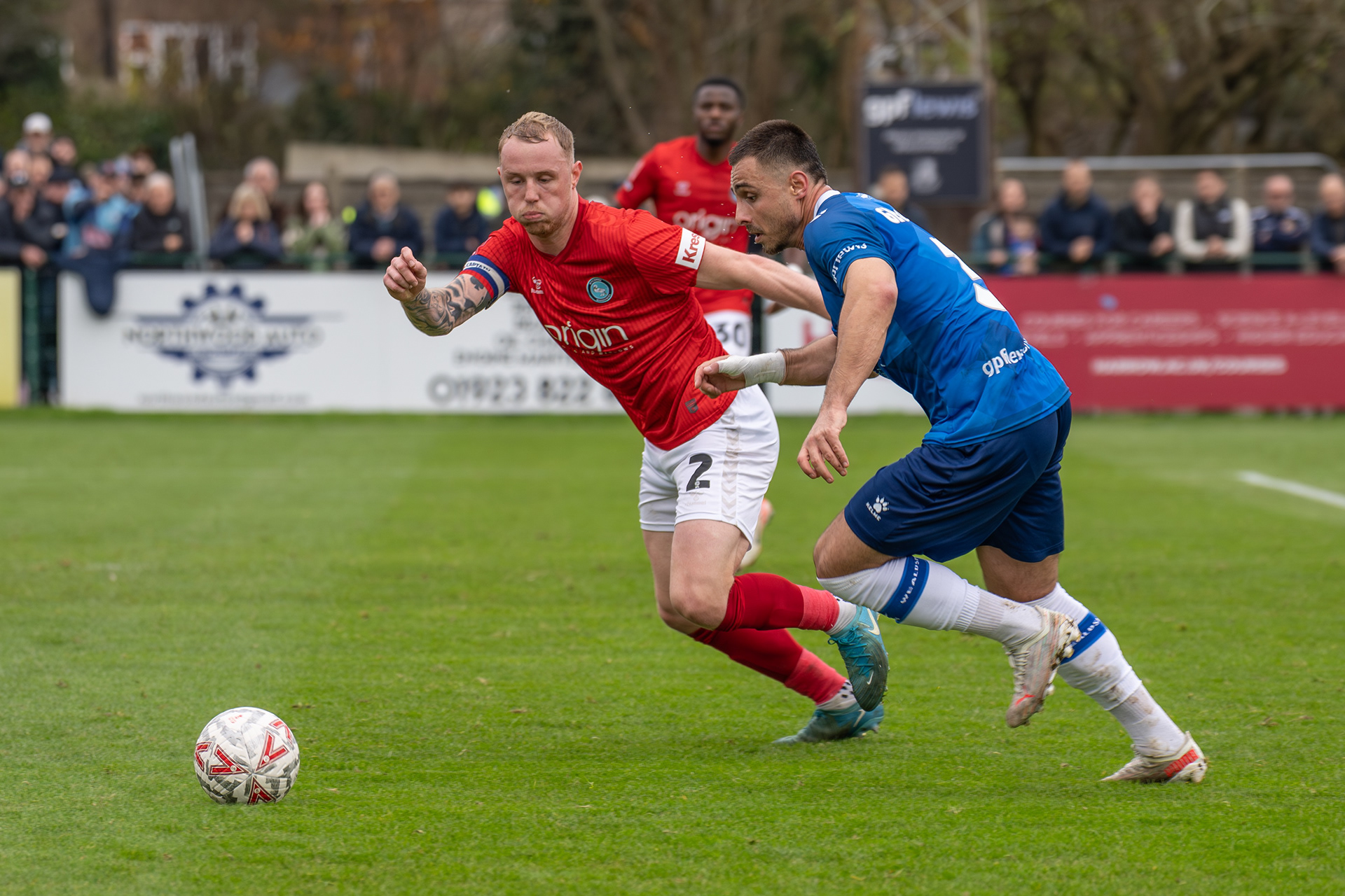 ....creates space for the shot....