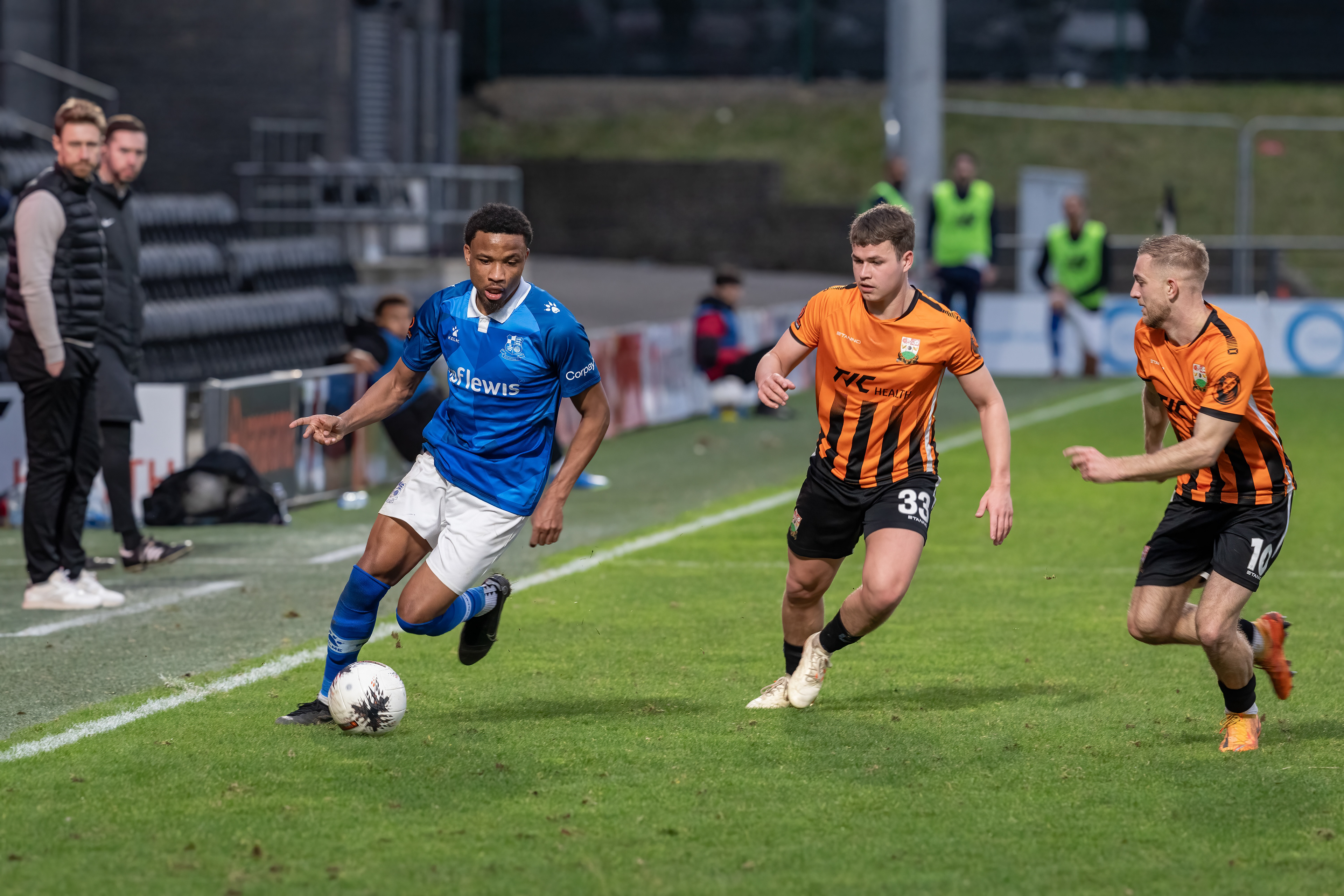 Micah Obiero showing his pace down the wing