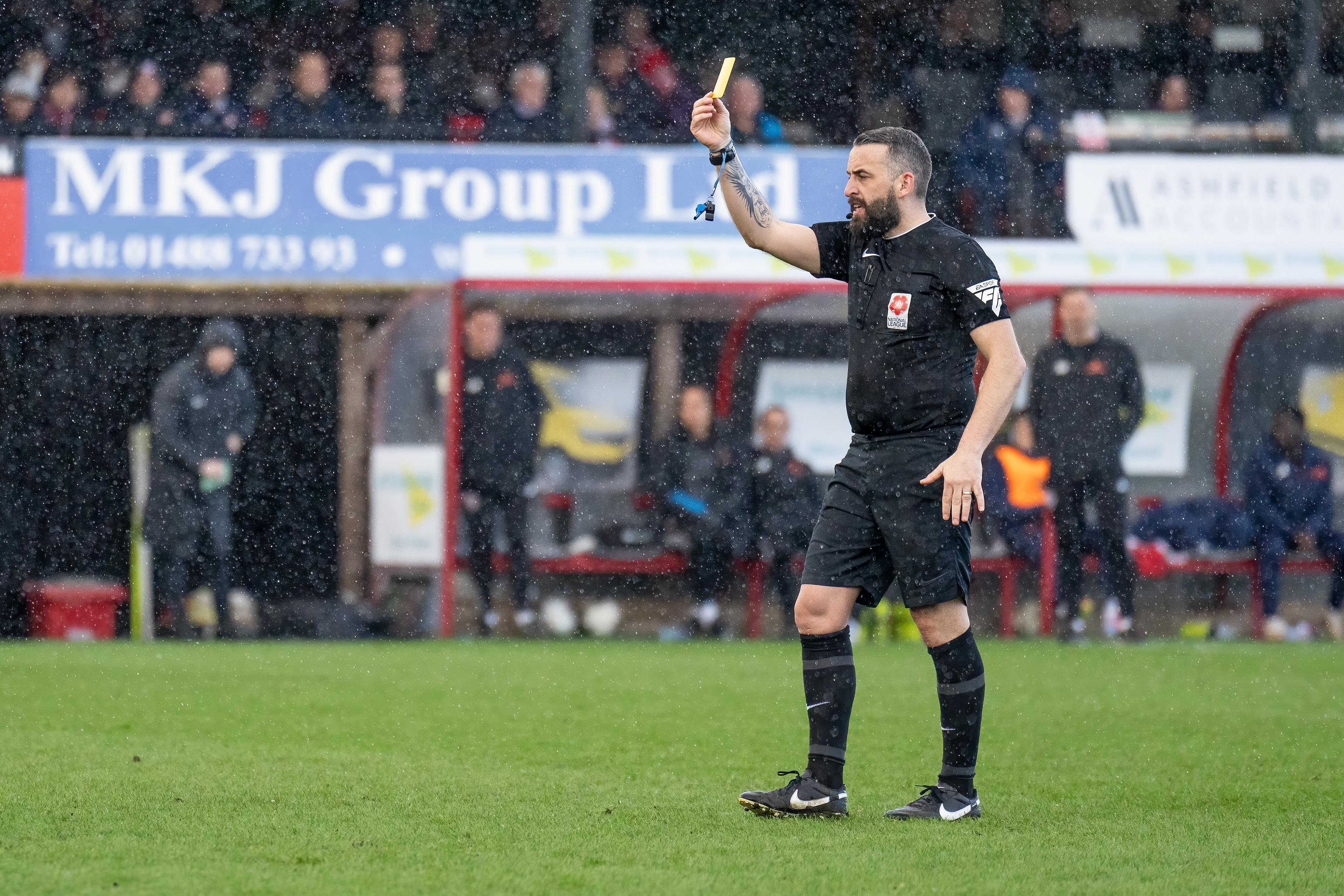 Clear yellow card for Edwards