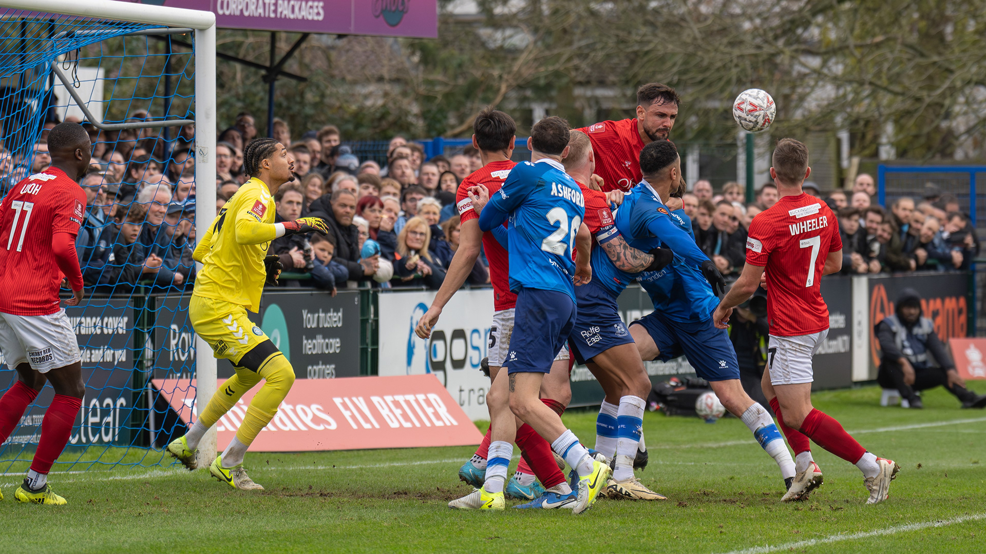 Resolute Wycombe defending