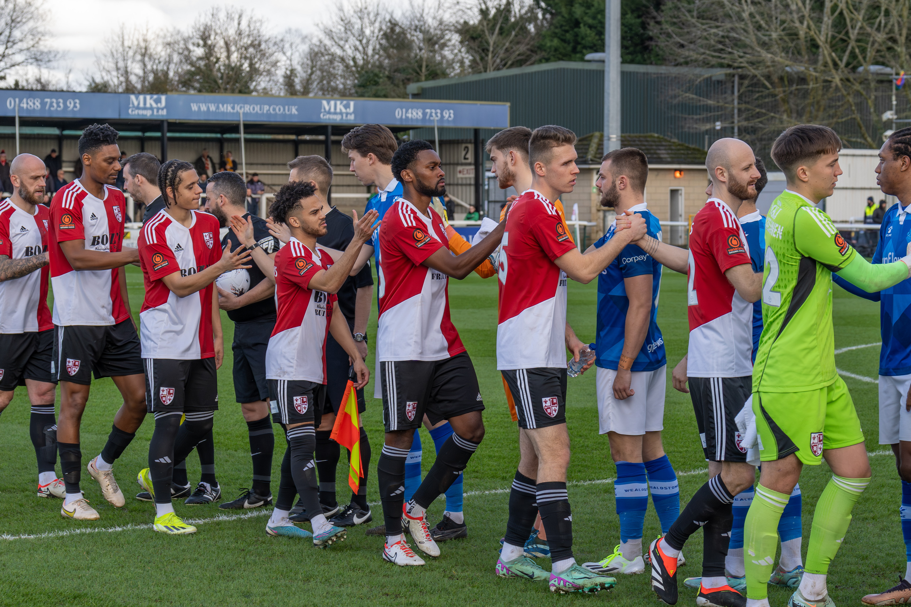 Pre match handshakes