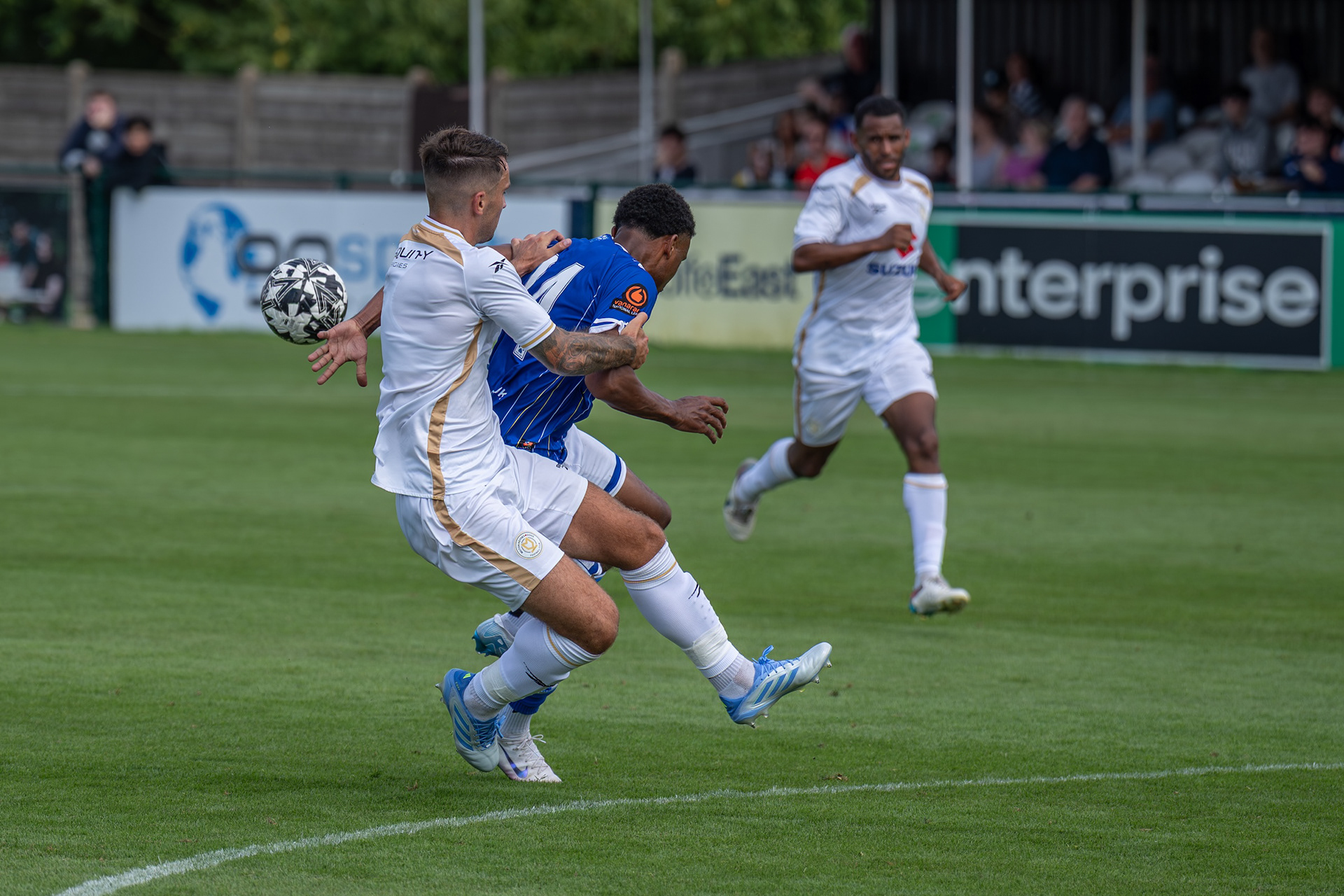 ....and is fouled....