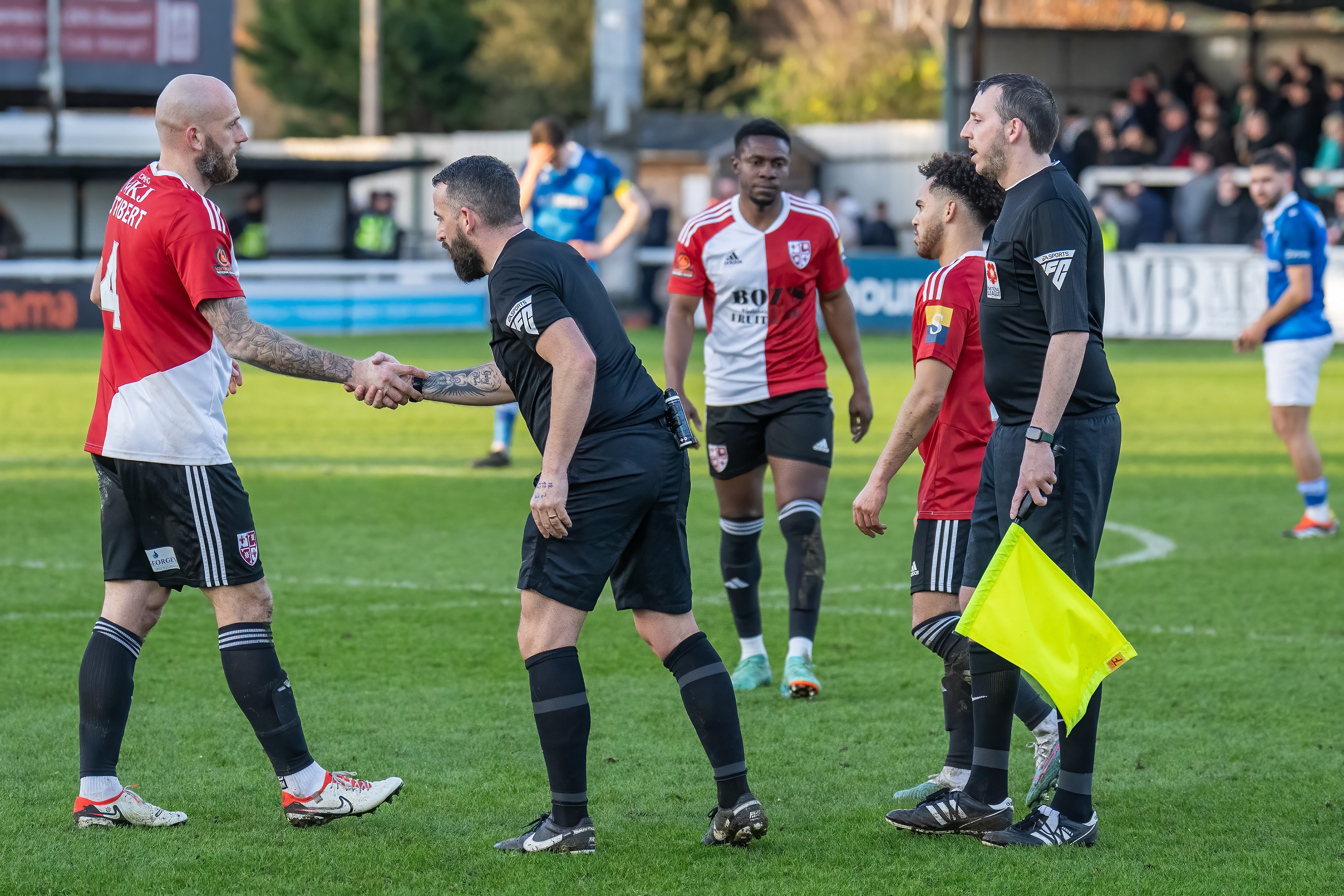 Final Whistle handshakes