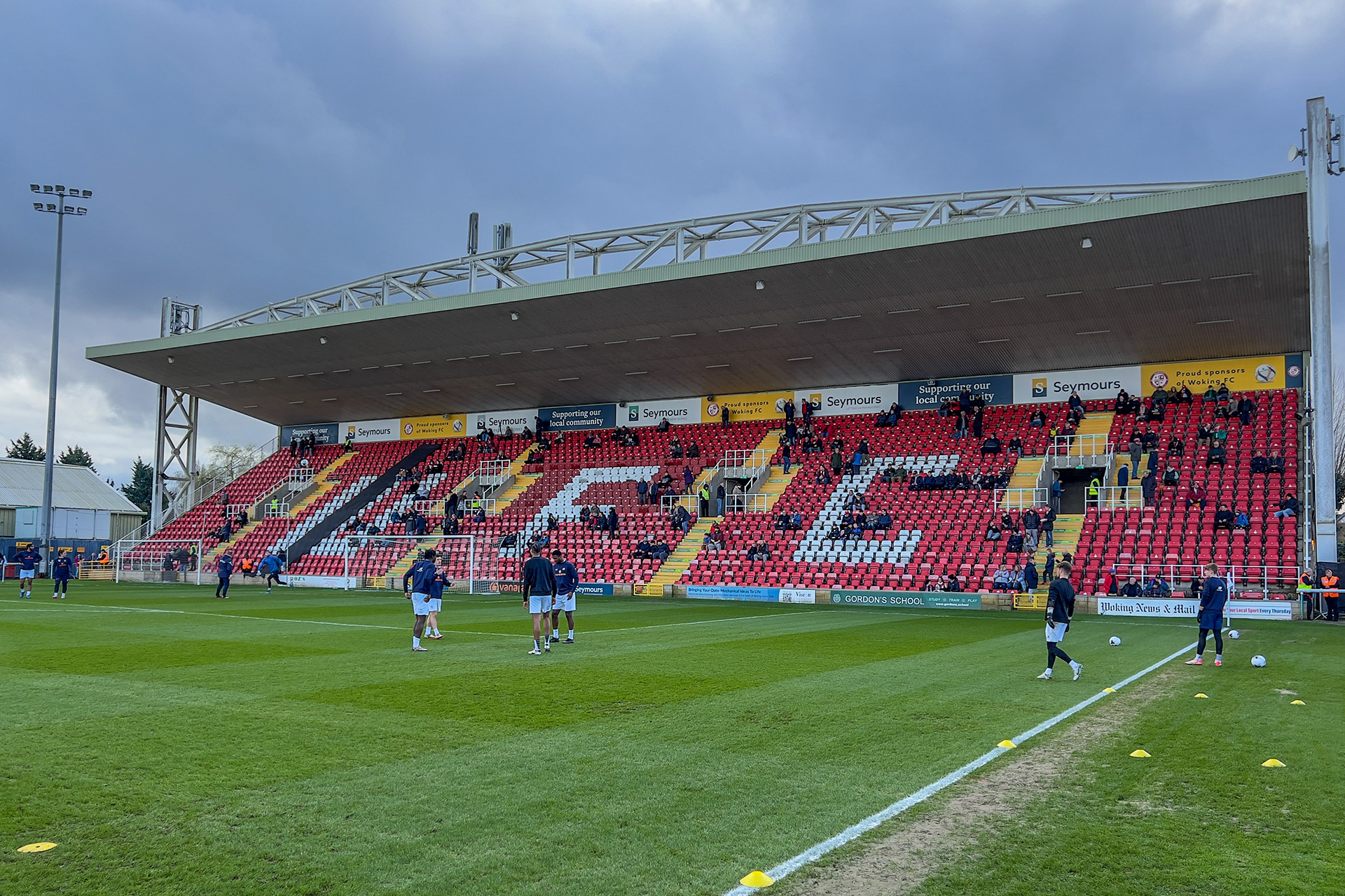 The Laithwaite Community Stadium (phone pic)