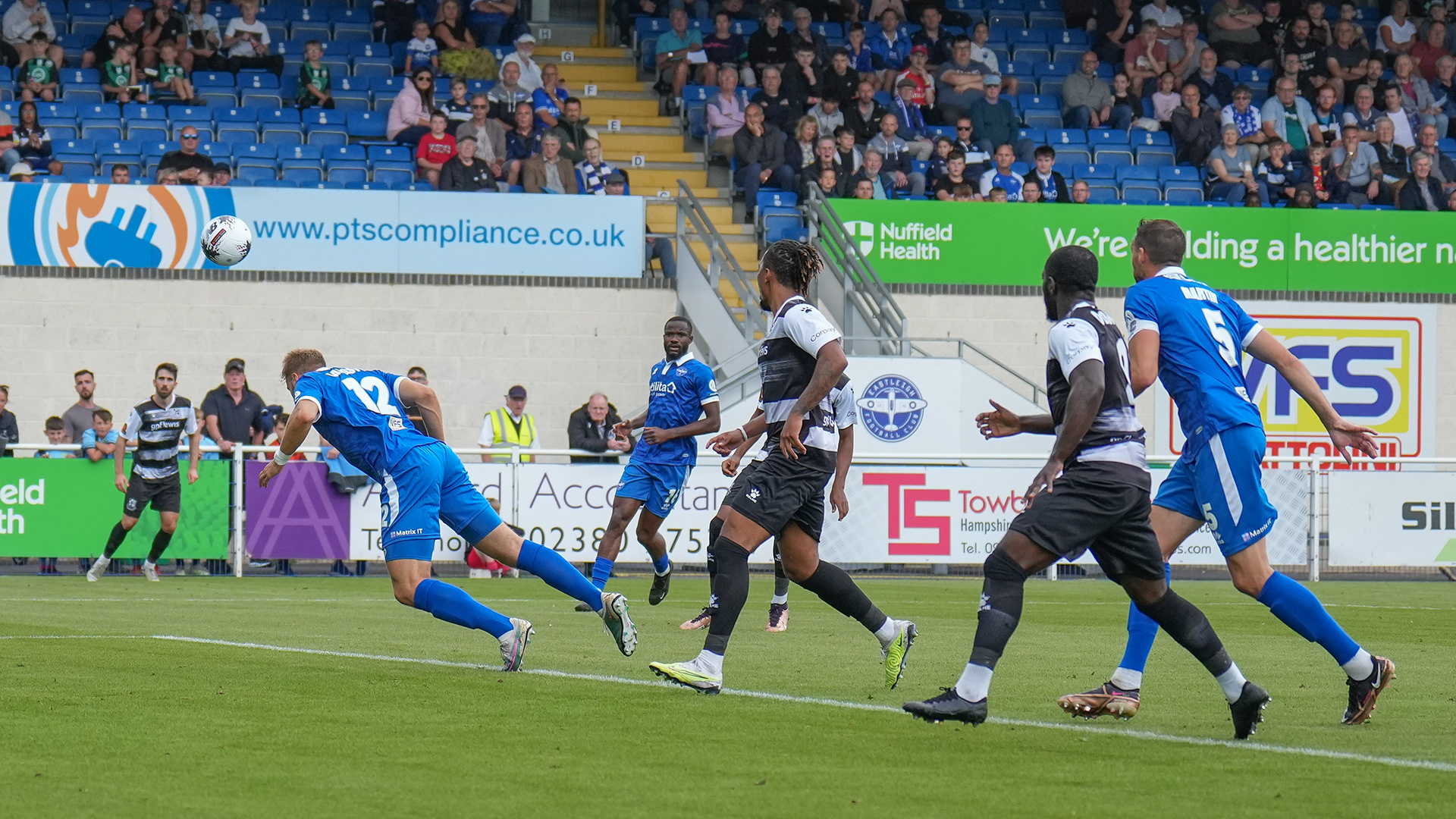 Langston clears his lines