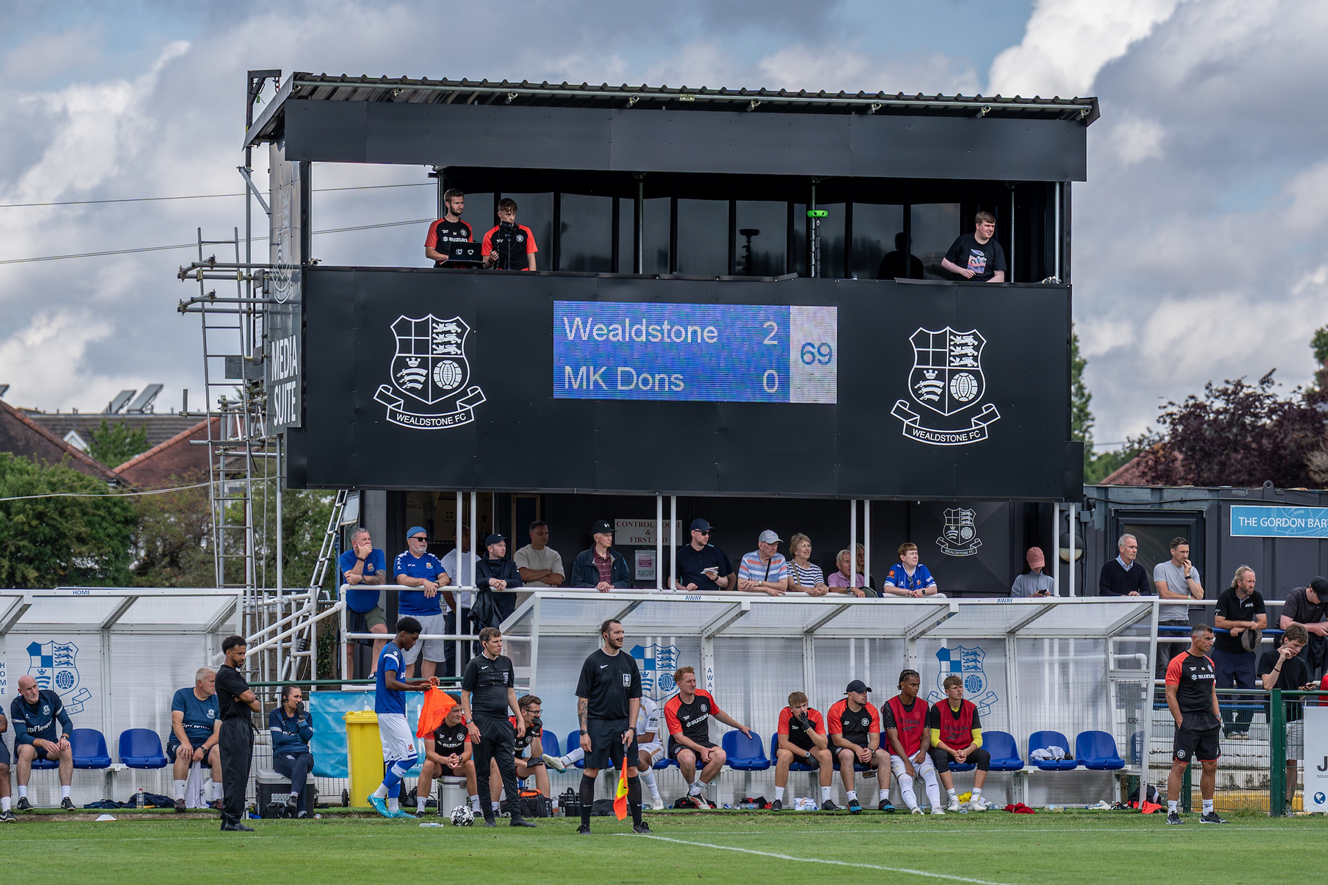 A deserved 2-0 lead for the Stones