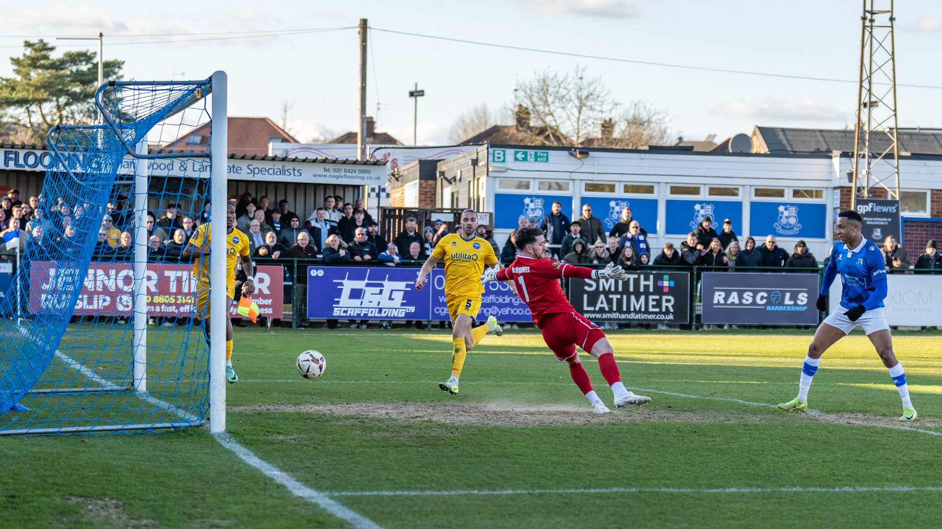 ......and into the net.......