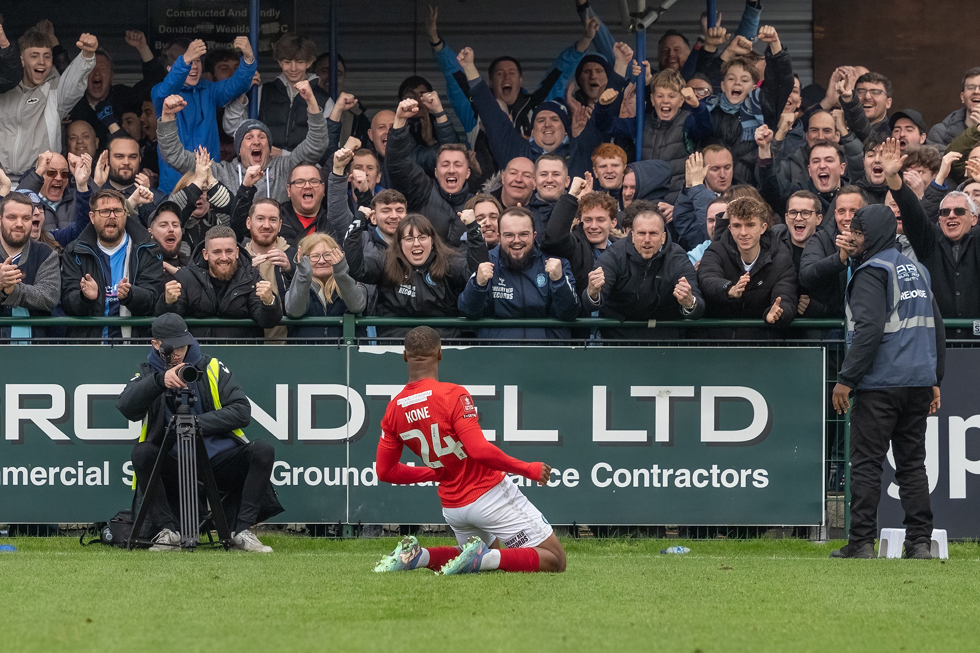 Richard Kone celebration