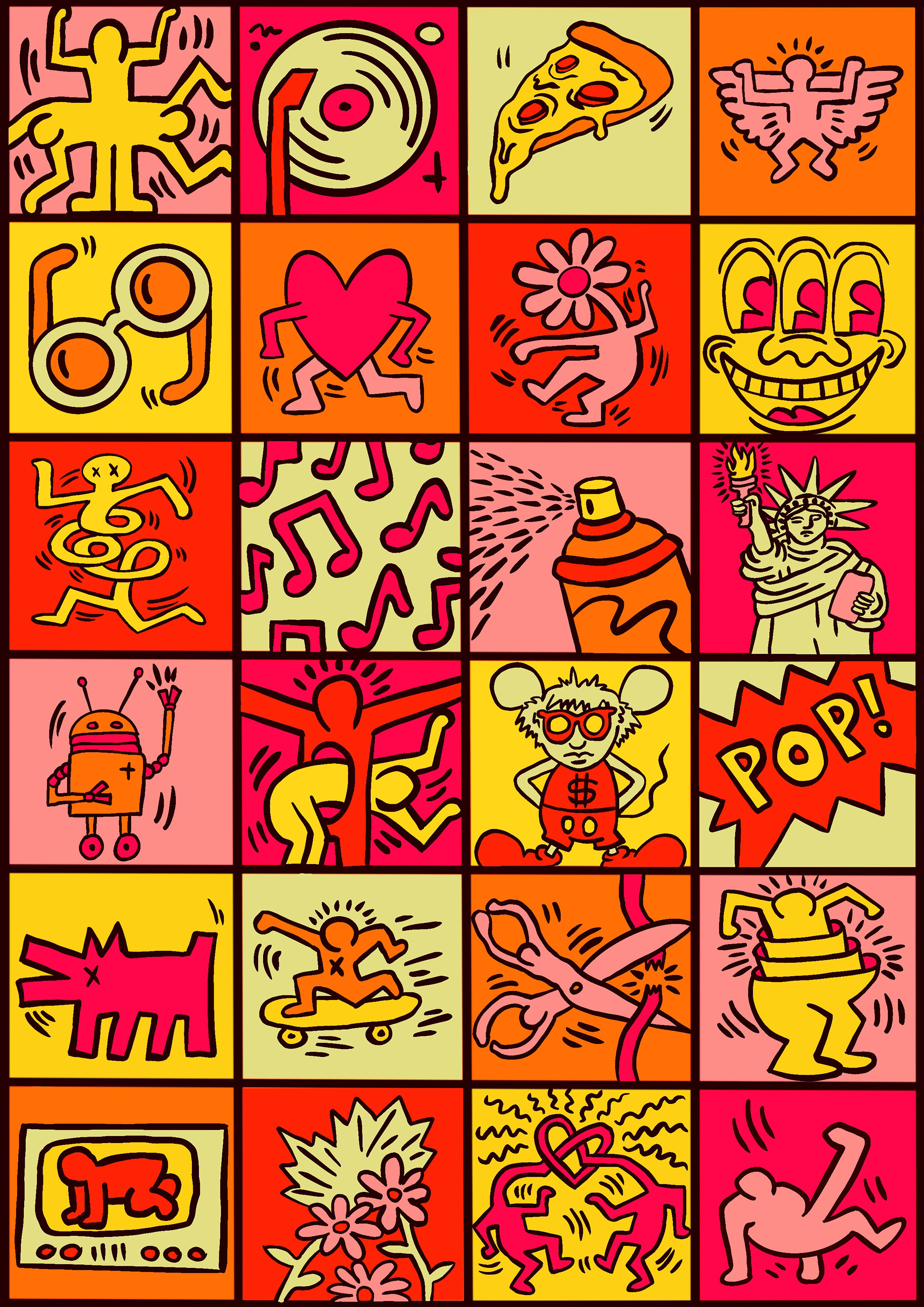 Keith Haring remastered