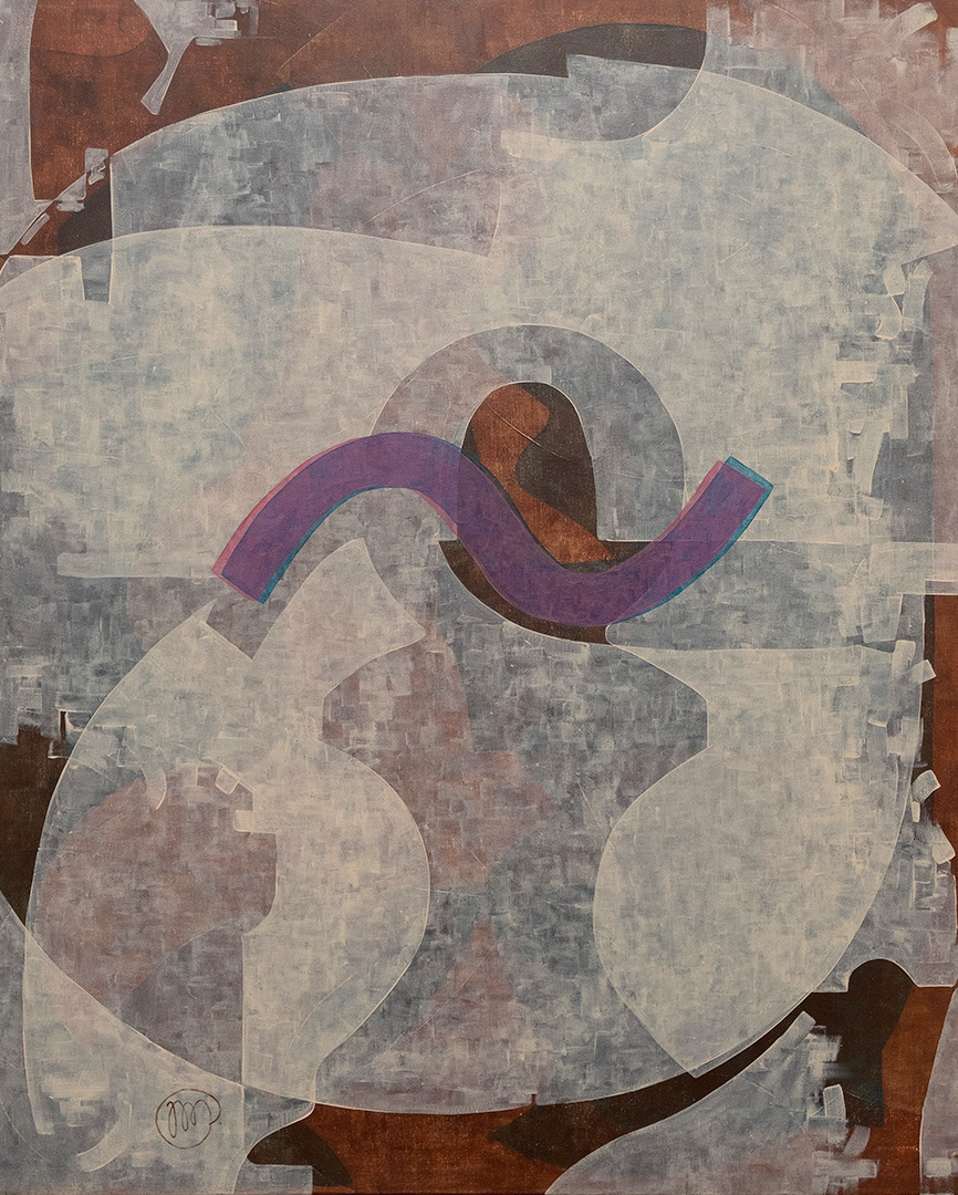 Interferências Lua 100×80 cm