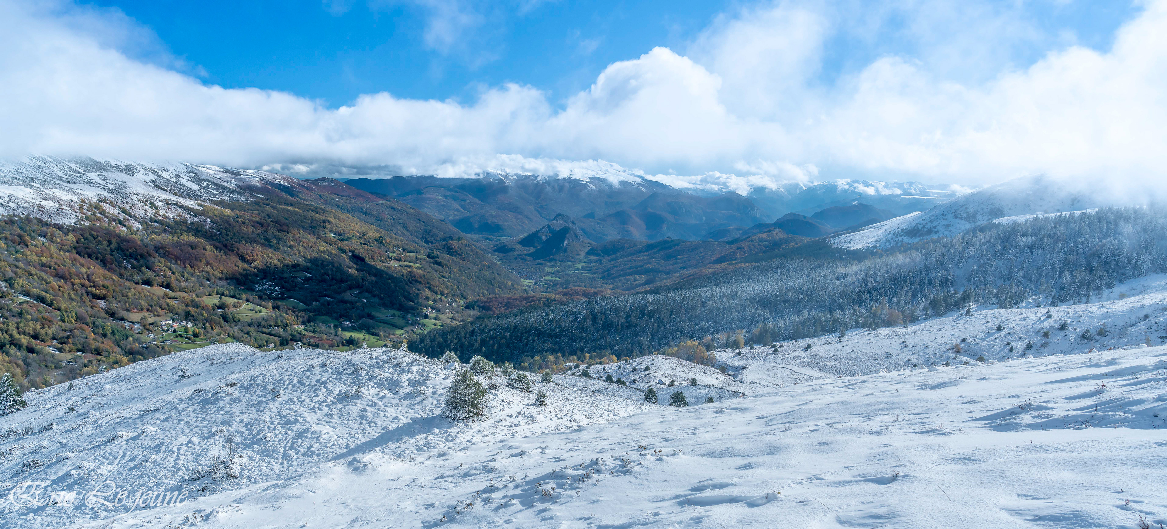 Depuis le Pic d'Estibat en Ariège