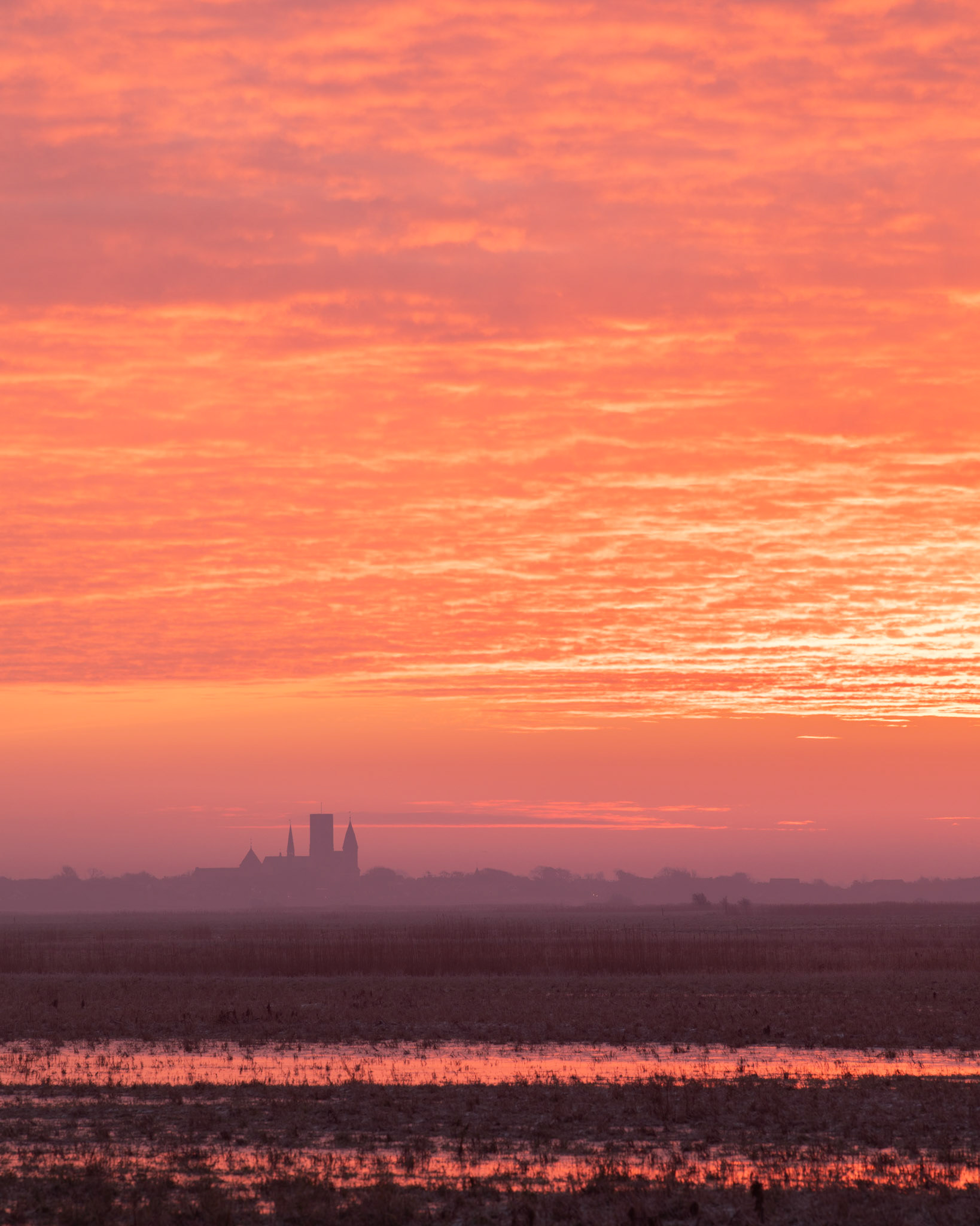 Ribe, Denmark. January 2019