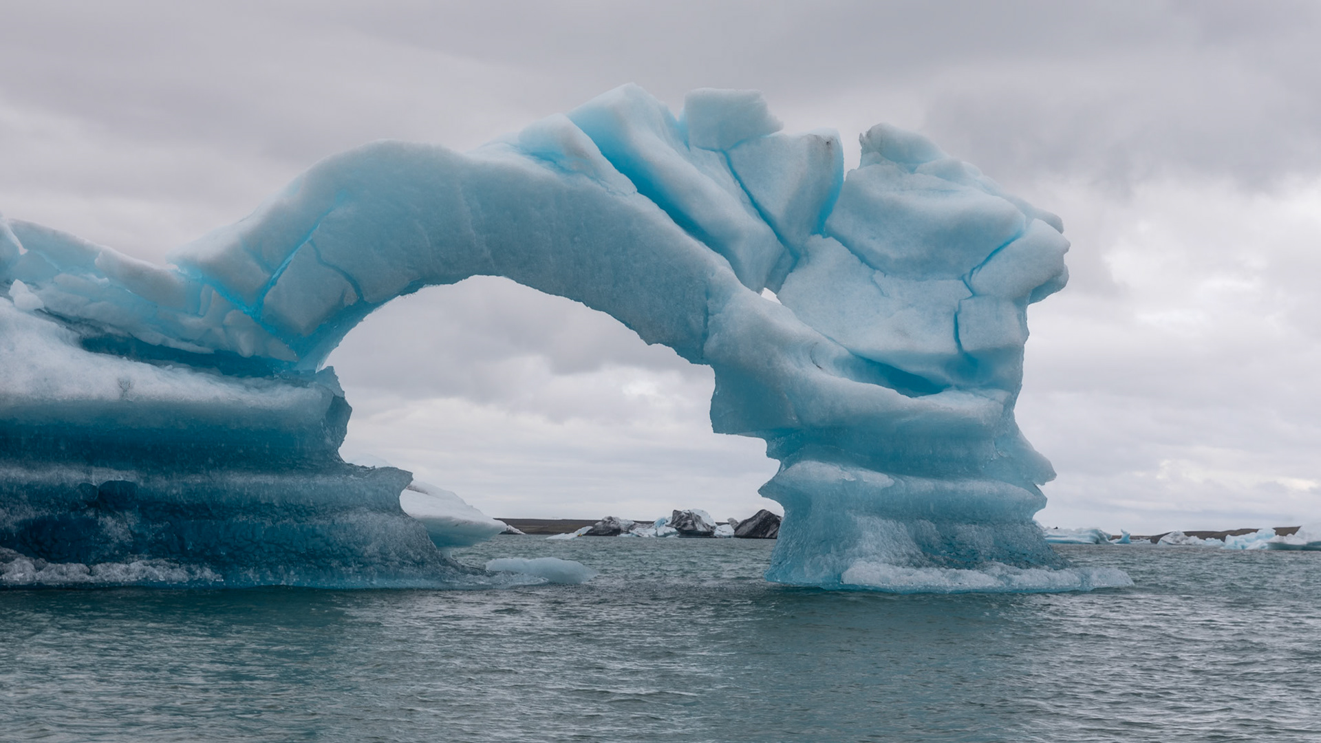 Jökulsárlón, Iceland. August 2018