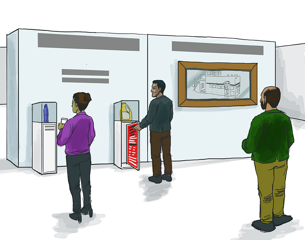 Plastic Displays and TV walls.