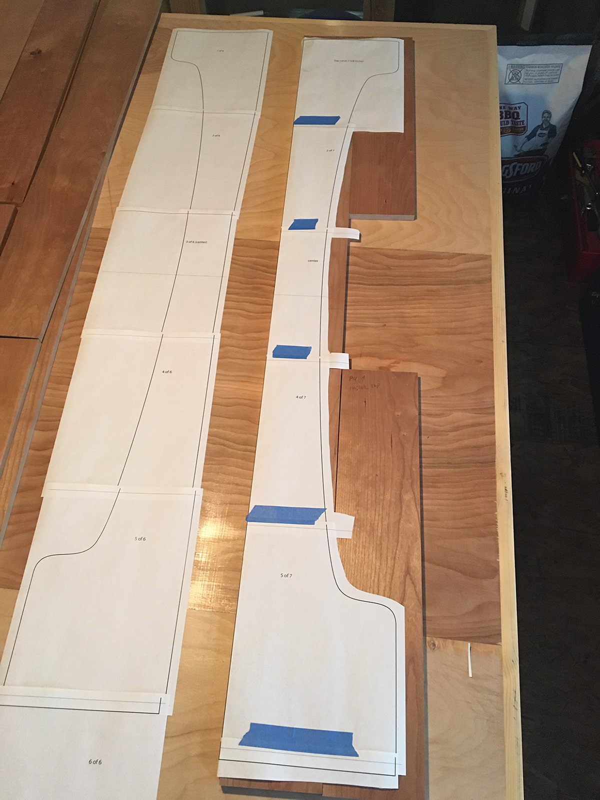 Hall tree patterning