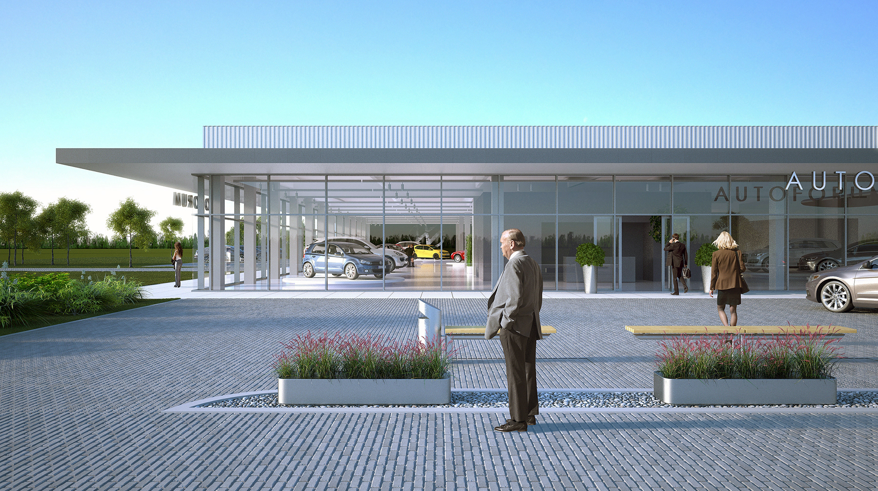 Auto Fórum Volkswagen, Bratislava - Devínska Nová Ves / Spolupráca s P - T, spol. s r. o.