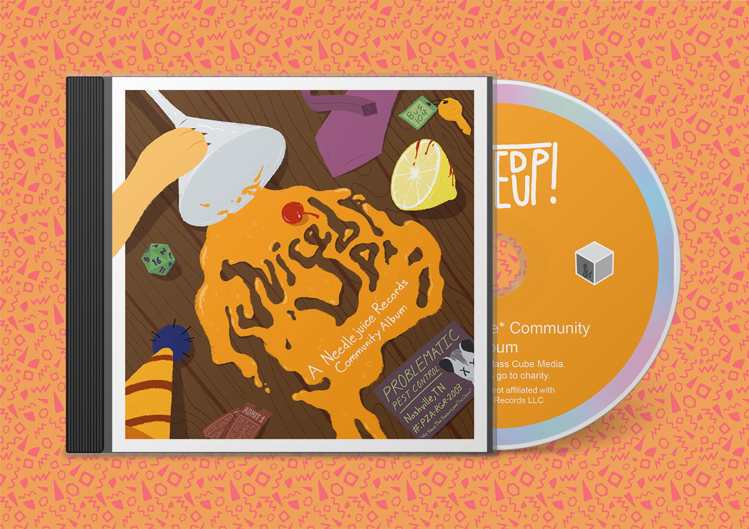 CD Mockup for Bandcamp