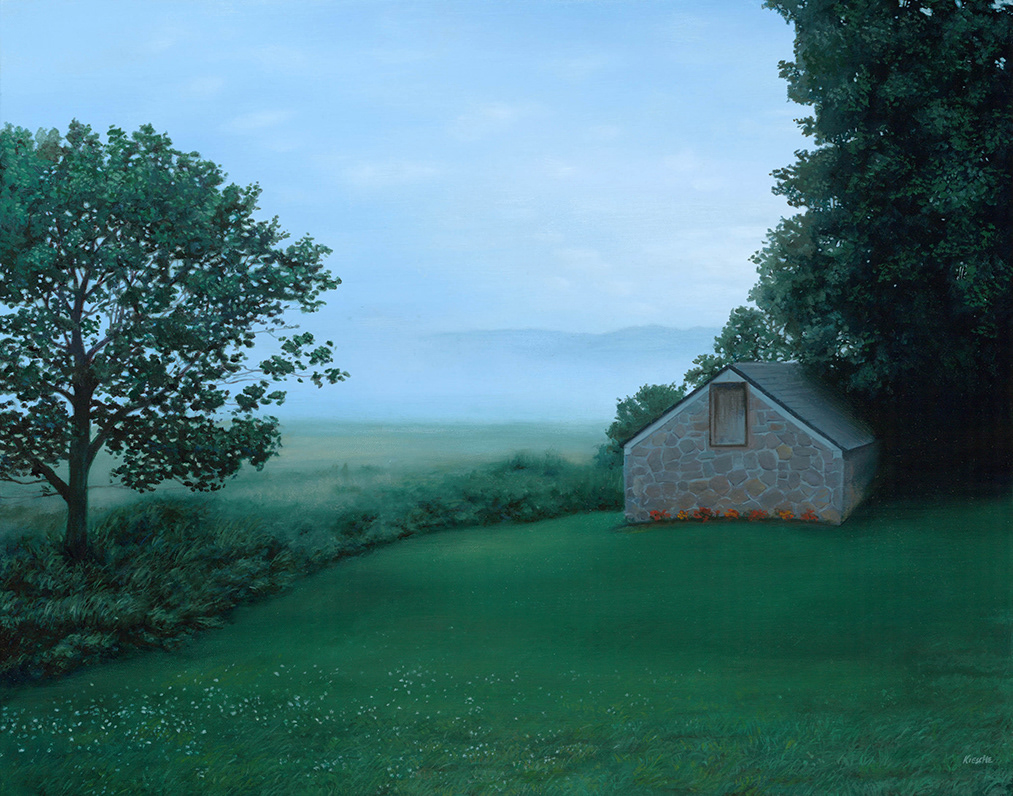 Rolling Fog, 22"x28”, Oil on canvas. Original and reproductions available.