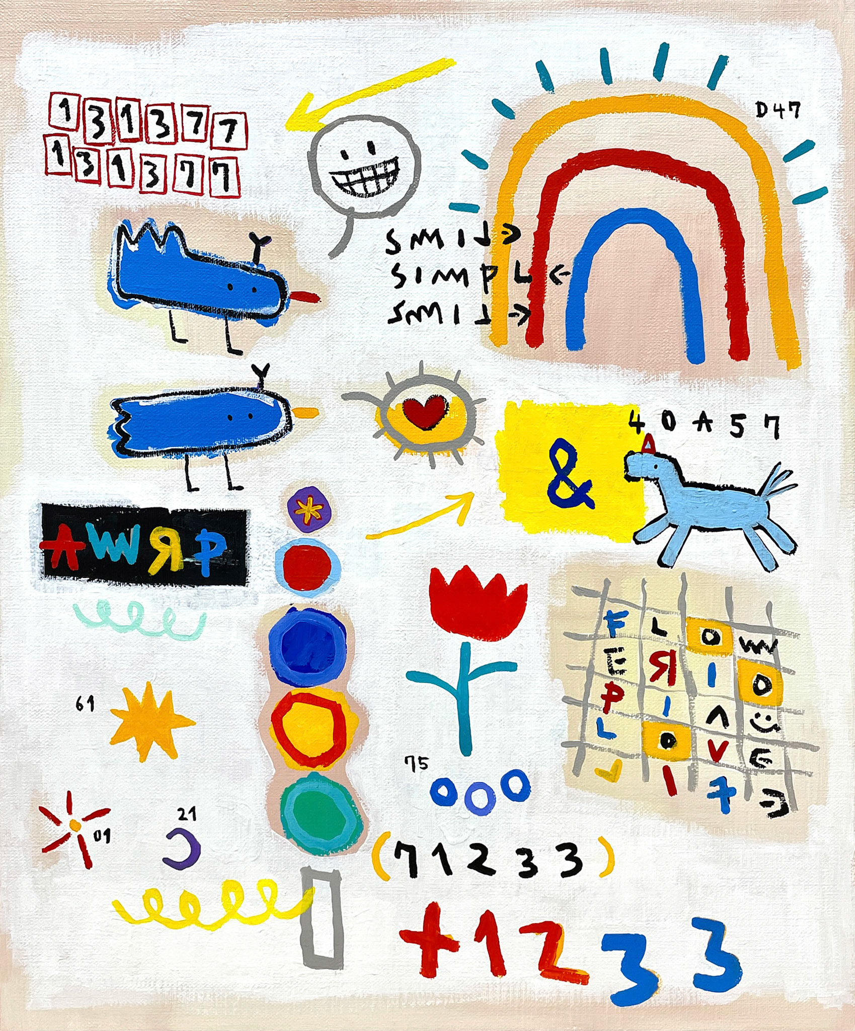 [RIO-MAS TREE 1] 45.5 x 37.9 cm (8F) Acrylic on canvas 2022