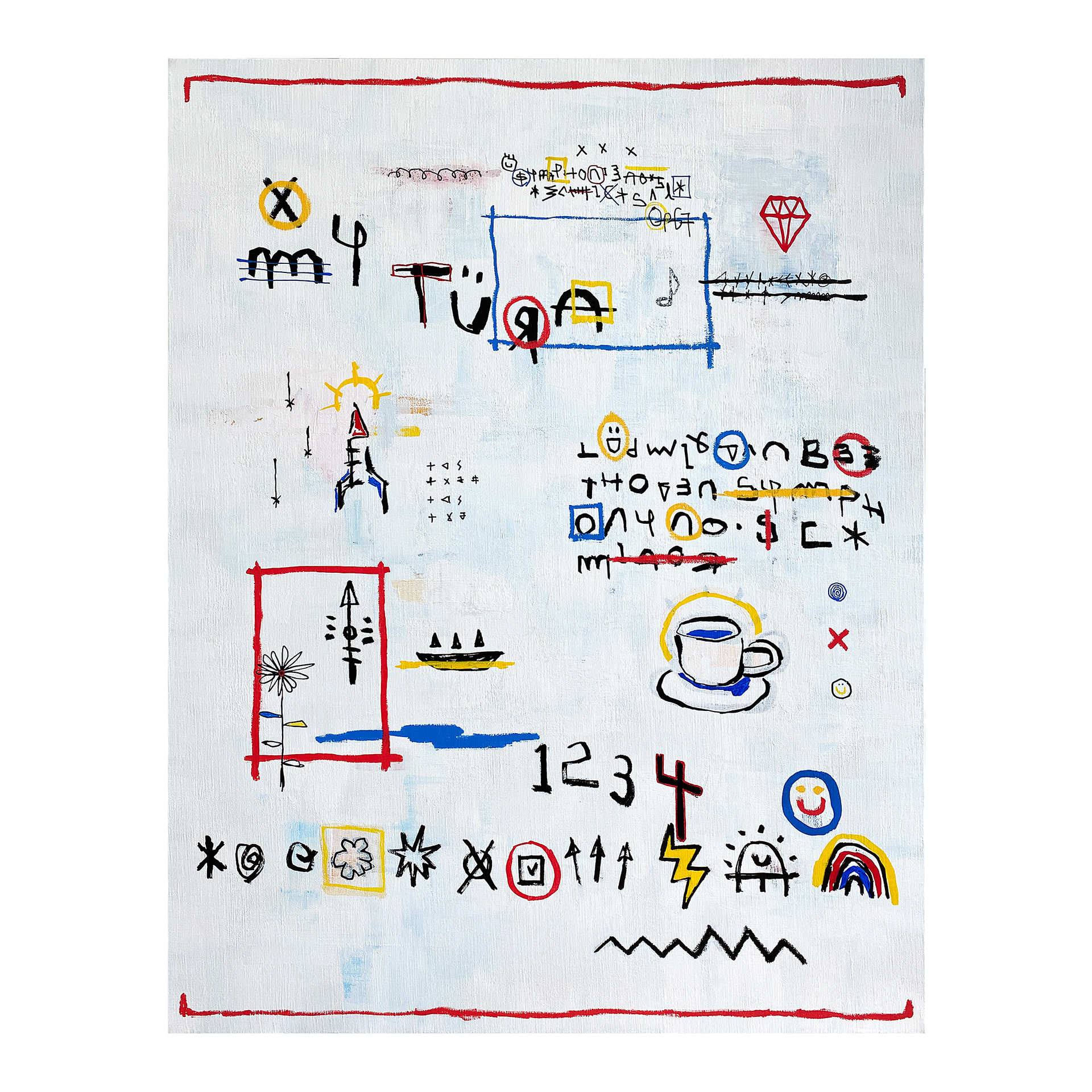 MY TURN - ALWAYS RIOPIA — Acrylic, Oil, Paint on canvas. 117 x 91 cm. 2020.