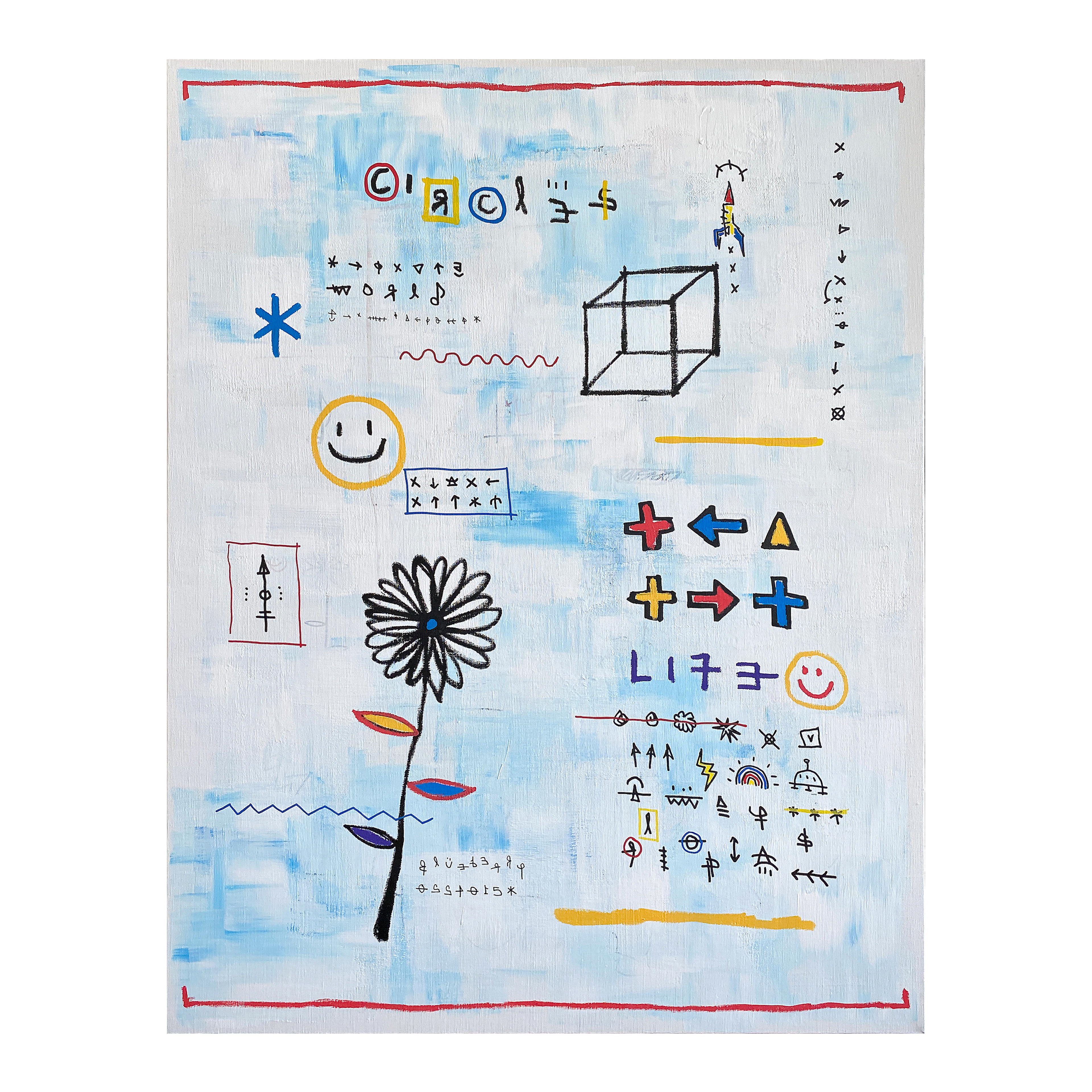 CIRCLES - ALWAYS RIOPIA — Acrylic, Oil, Paint on canvas. 117 x 91 cm. 2020.