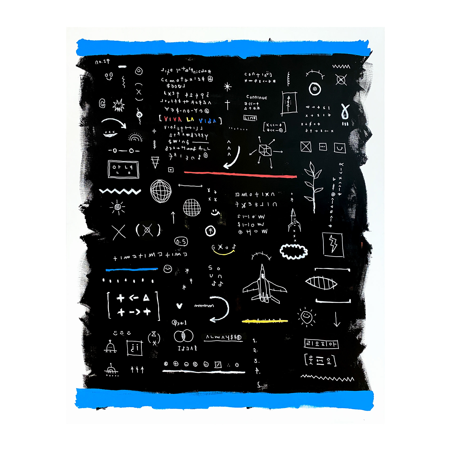 VIVA LA VIDA or DEATH - ALWAYS RIOPIA — Acrylic, Paint on canvas. 162 x 130 cm. 2020.
