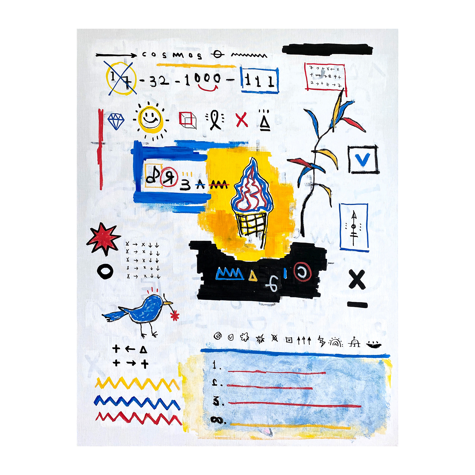 DREAMAGIC - ALWAYS RIOPIA — Acrylic, Oil, Paint on canvas. 146 x 112 cm. 2020.