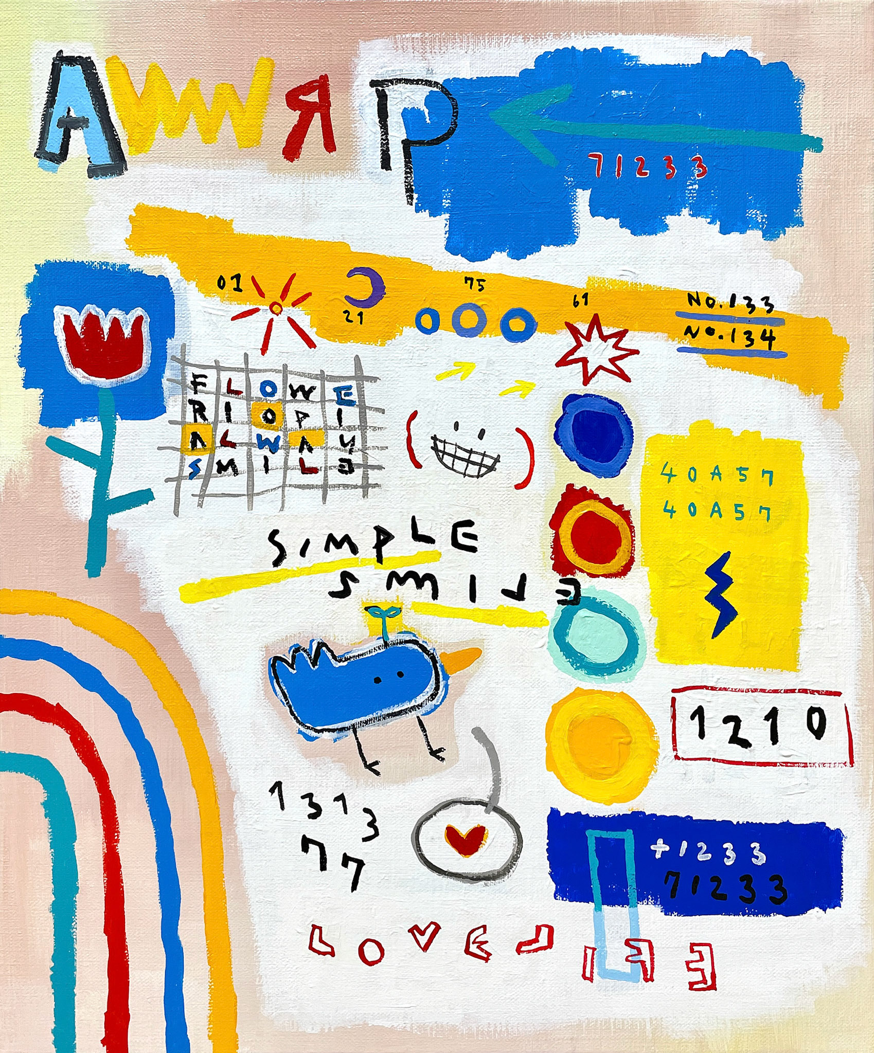 [RIO-MAS TREE 2] 45.5 x 37.9 cm (8F) Acrylic on canvas 2022