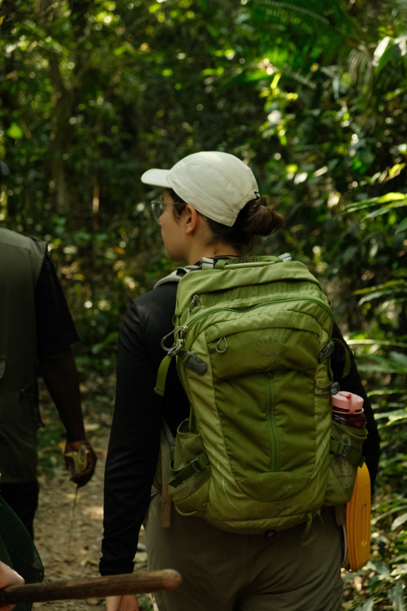 AFSS student going to class (the forest)