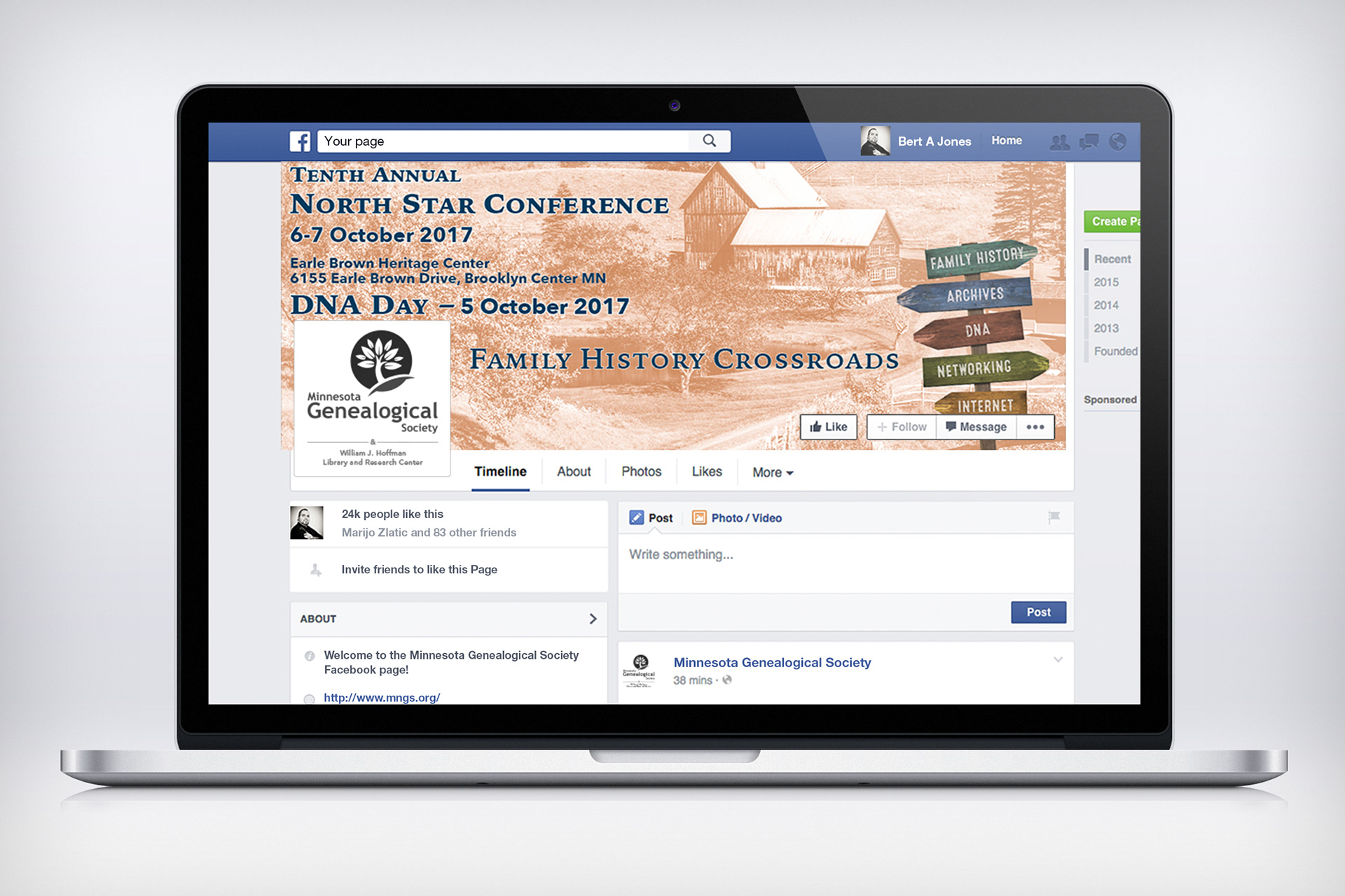 Facebook Cover art.