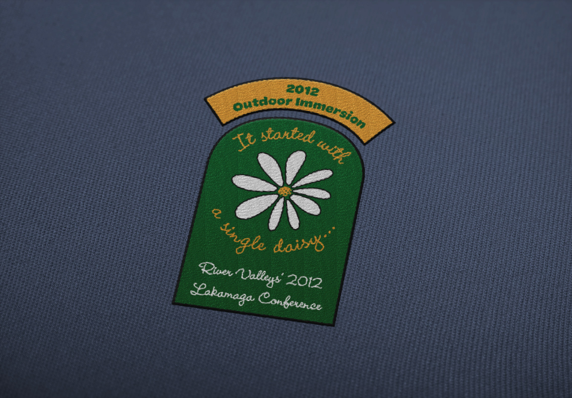 Girl Scout conference patch.